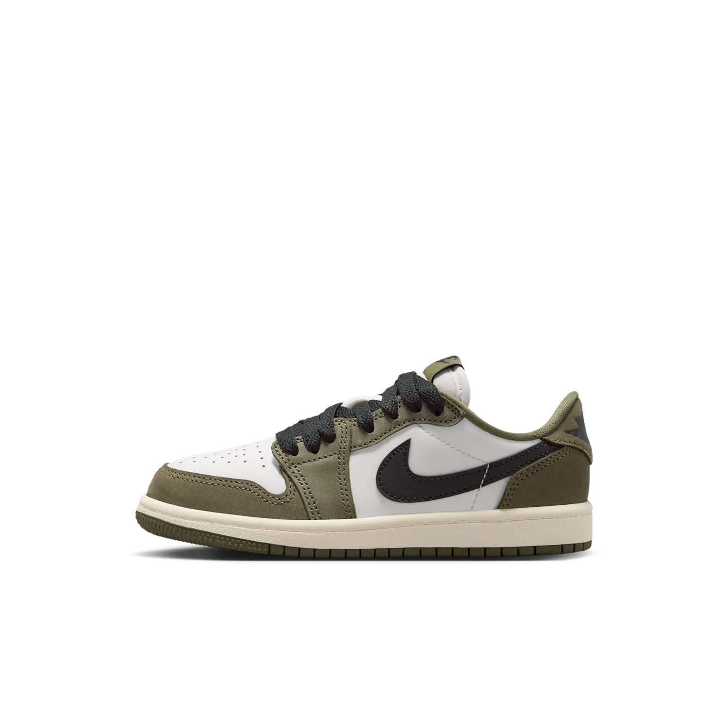 Air Jordan 1 Retro Low "Medium Olive and Summit White"