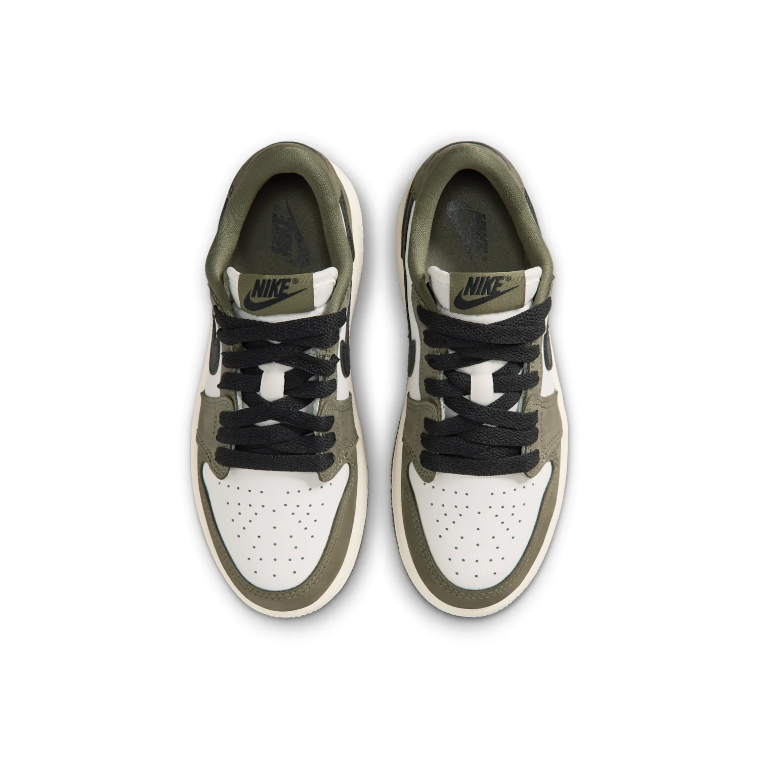 Air Jordan 1 Retro Low "Medium Olive and Summit White" image 4
