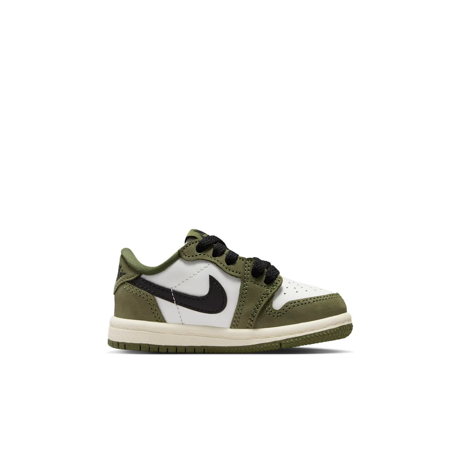 Air Jordan 1 Retro Low "Medium Olive and Summit White" image 3