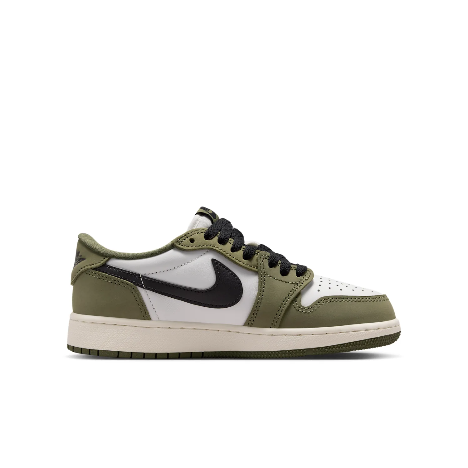 Air Jordan 1 Retro Low "Medium Olive and Summit White" image 4