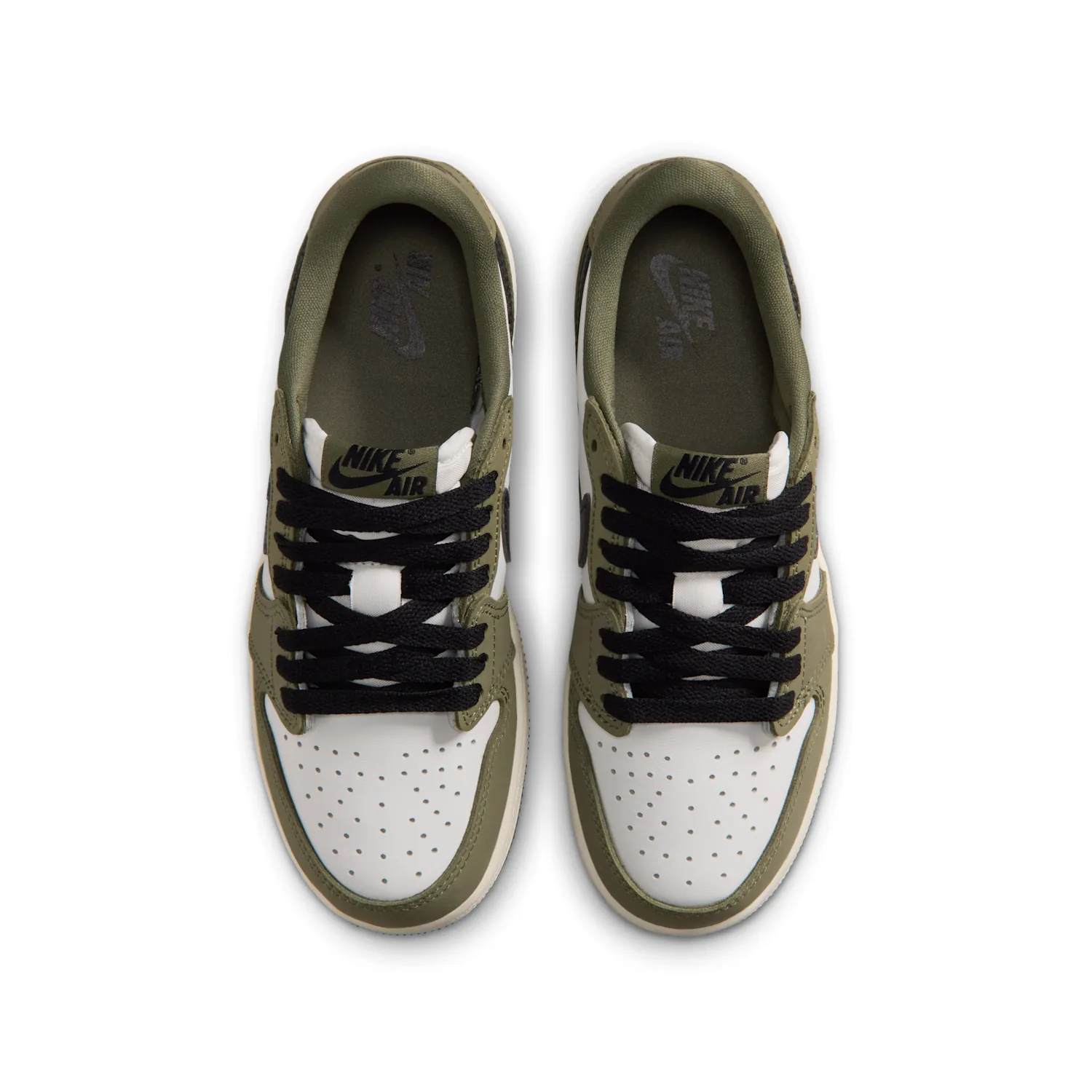 Air Jordan 1 Retro Low "Medium Olive and Summit White" image 5