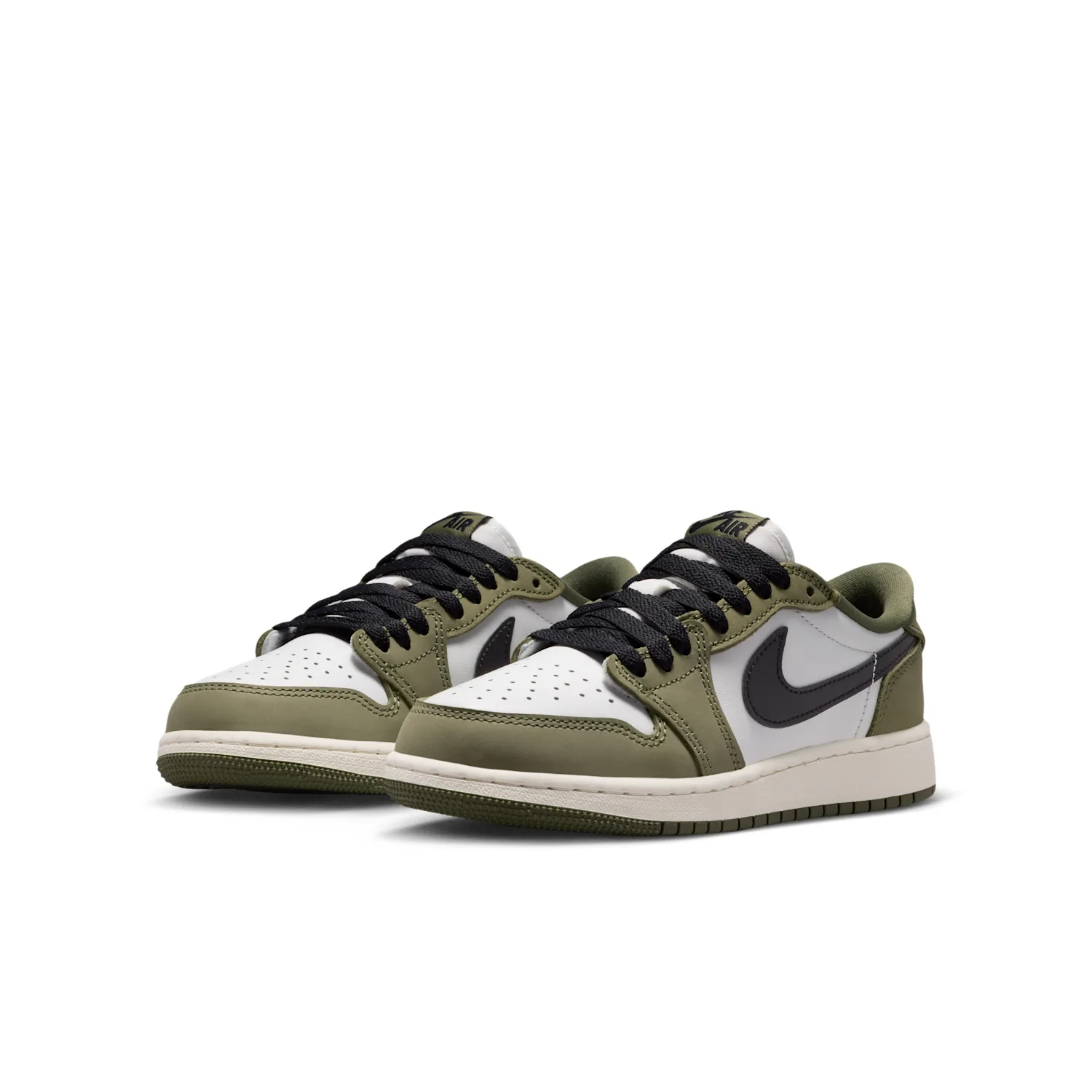Air Jordan 1 Retro Low "Medium Olive and Summit White" image 6