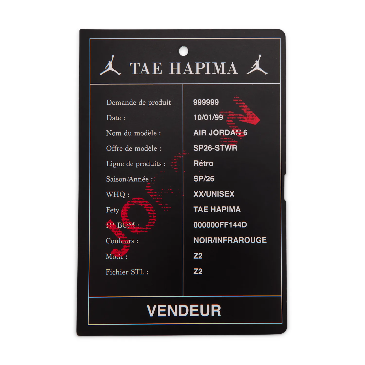 Air Jordan 6 Retro "Infrared Salesman" image 2