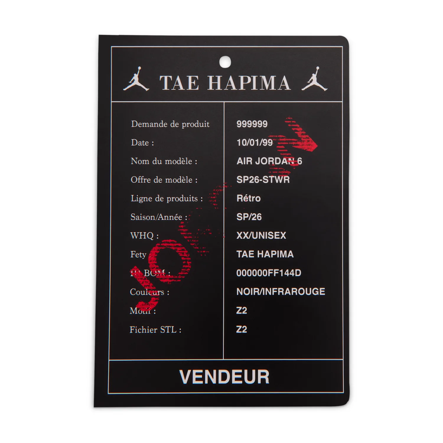 Jordan 6 Retro "Infrared Salesman" image 3