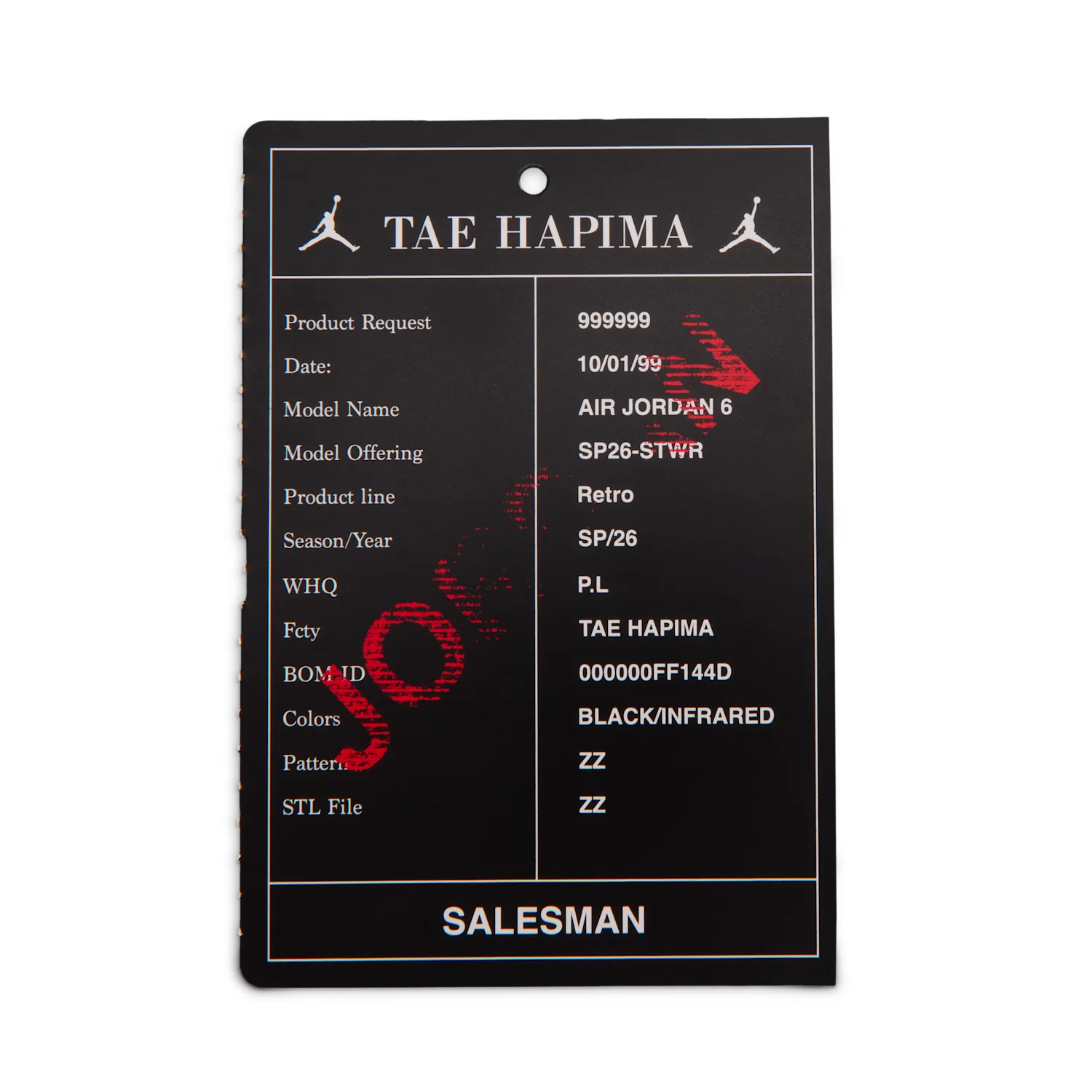 Jordan 6 Retro "Infrared Salesman" image 10