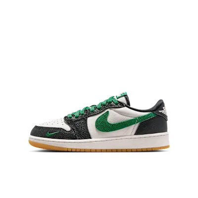 Air Jordan 1 Retro Low OG "Phantom and Pine Green"