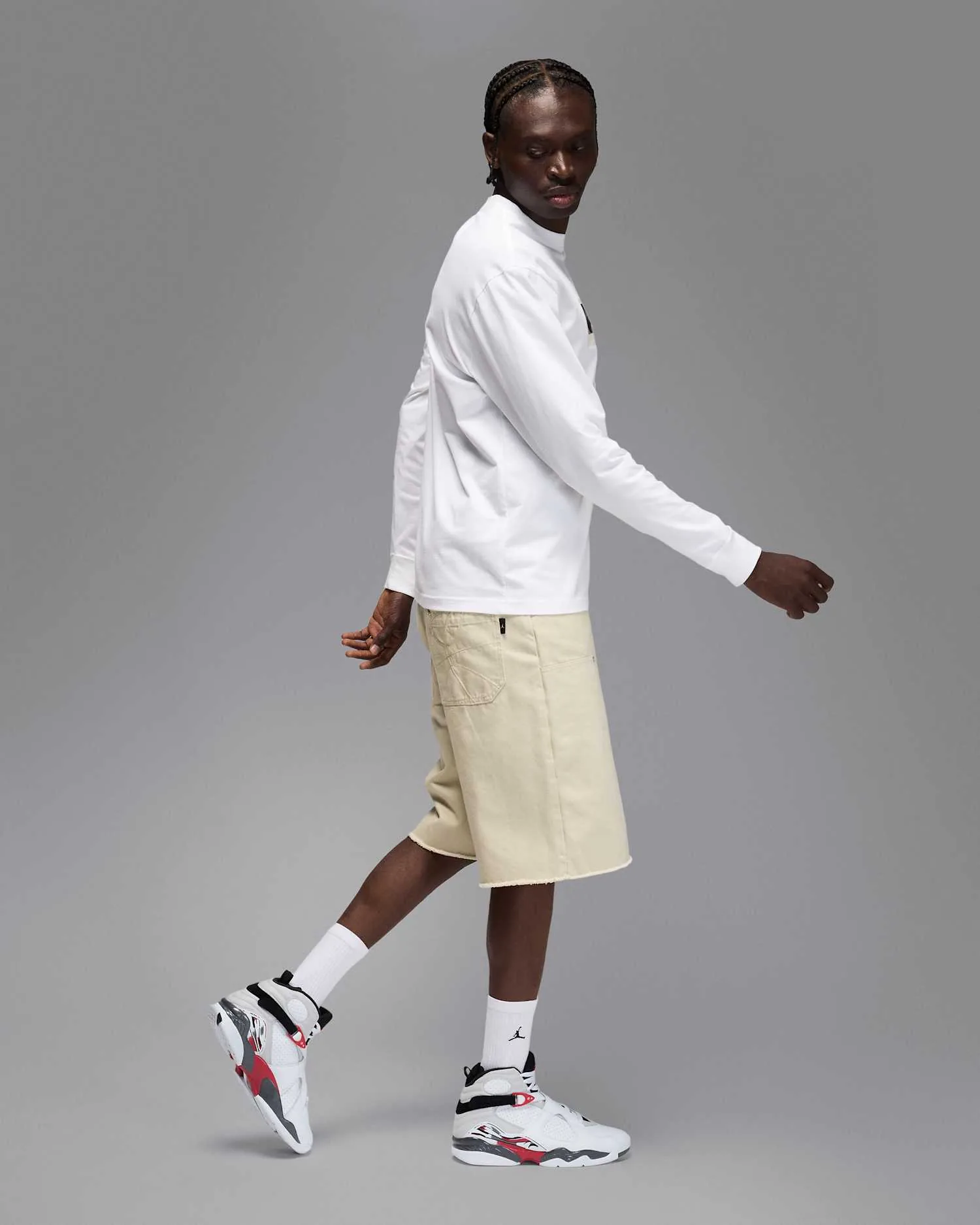 Air Jordan 8 Retro "White and True Red" image 7