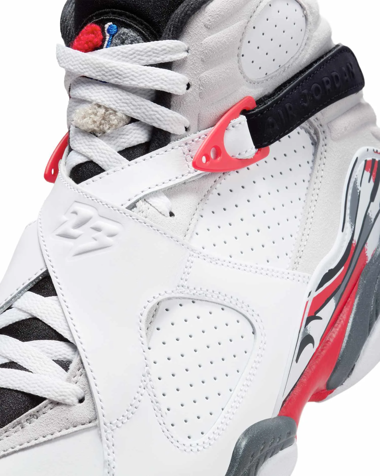 Air Jordan 8 Retro "White and True Red" image 8