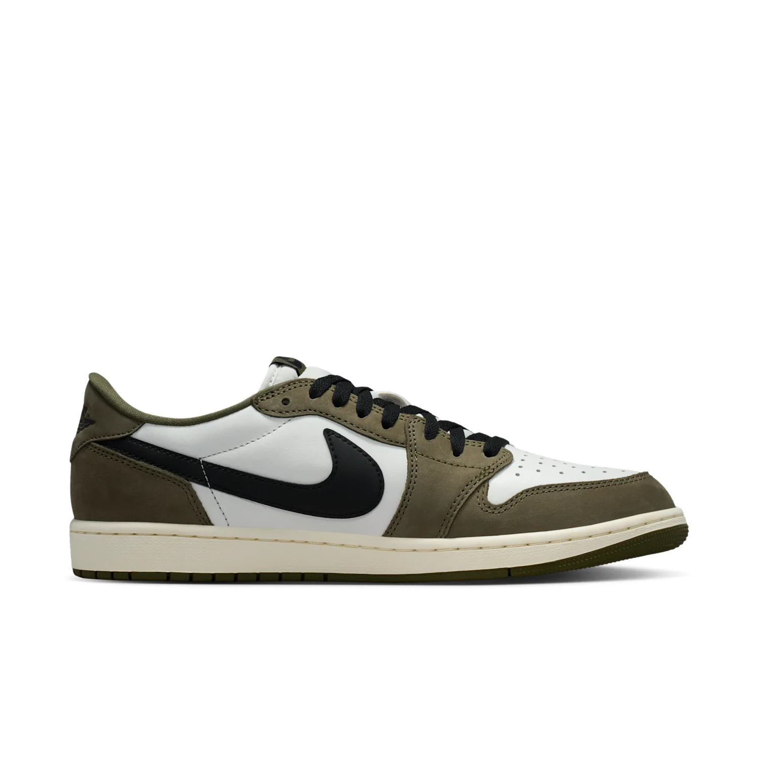 Air Jordan 1 Retro Low "Medium Olive and Summit White" image 3