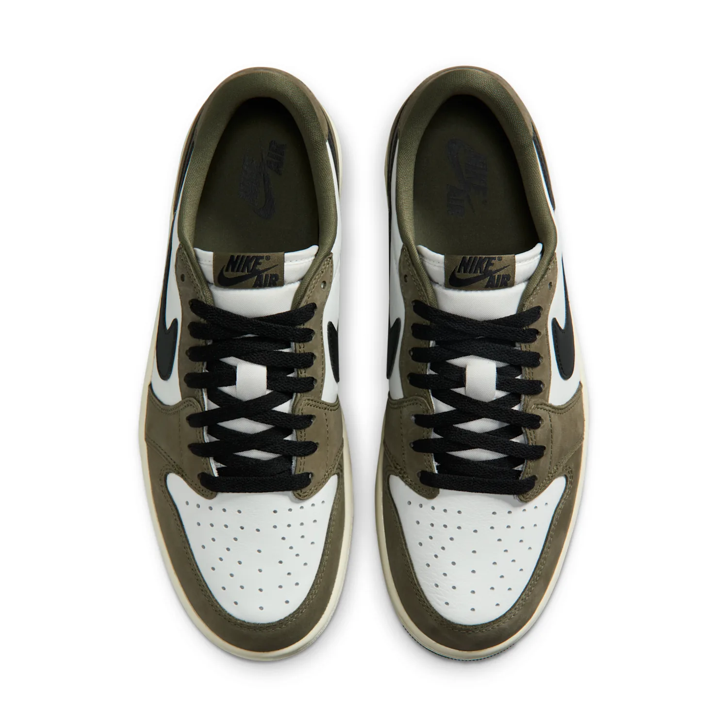 Air Jordan 1 Retro Low "Medium Olive and Summit White" image 4
