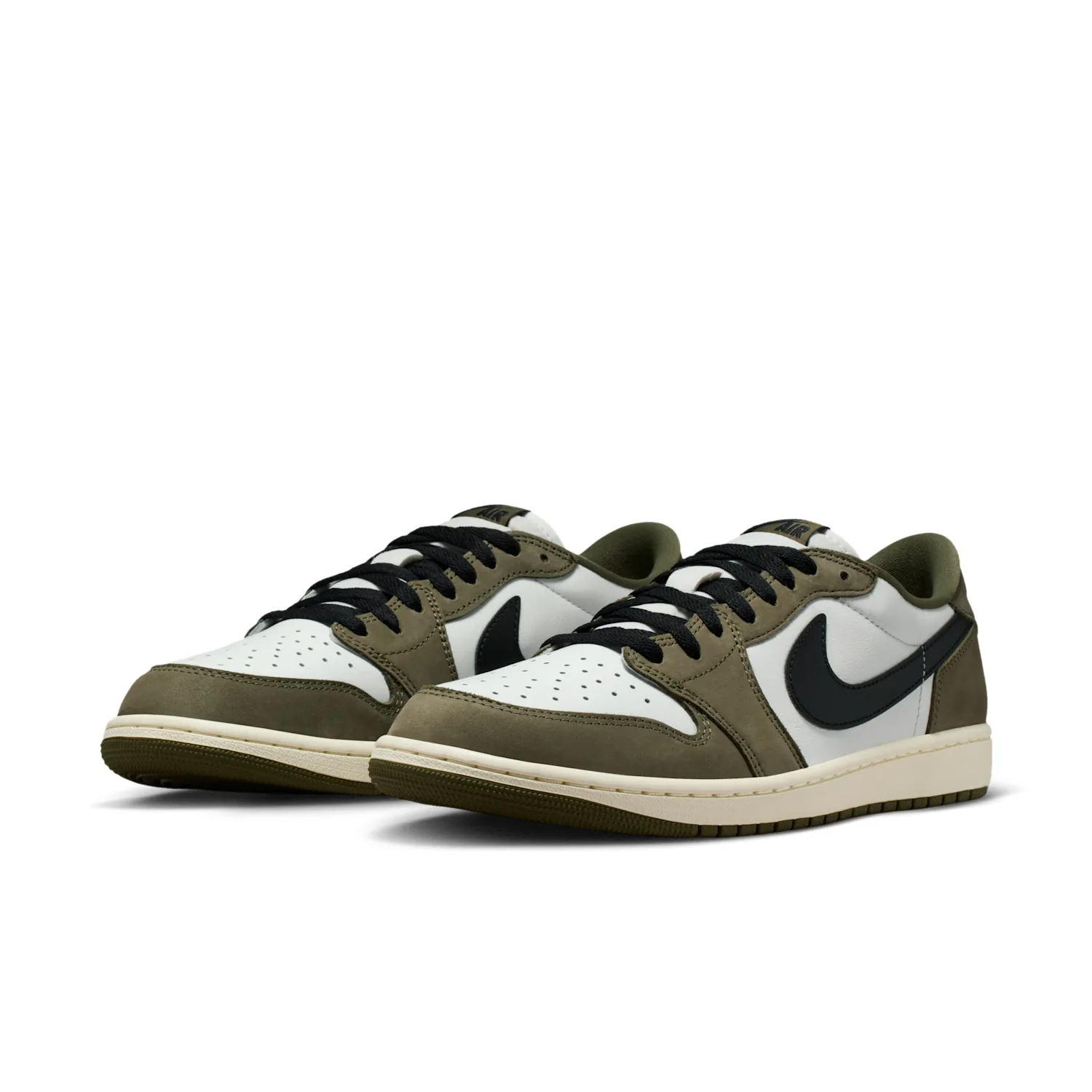 Air Jordan 1 Retro Low "Medium Olive and Summit White" image 5