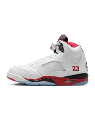 Jordan 5 Retro "Fire Red Black Tongue"
