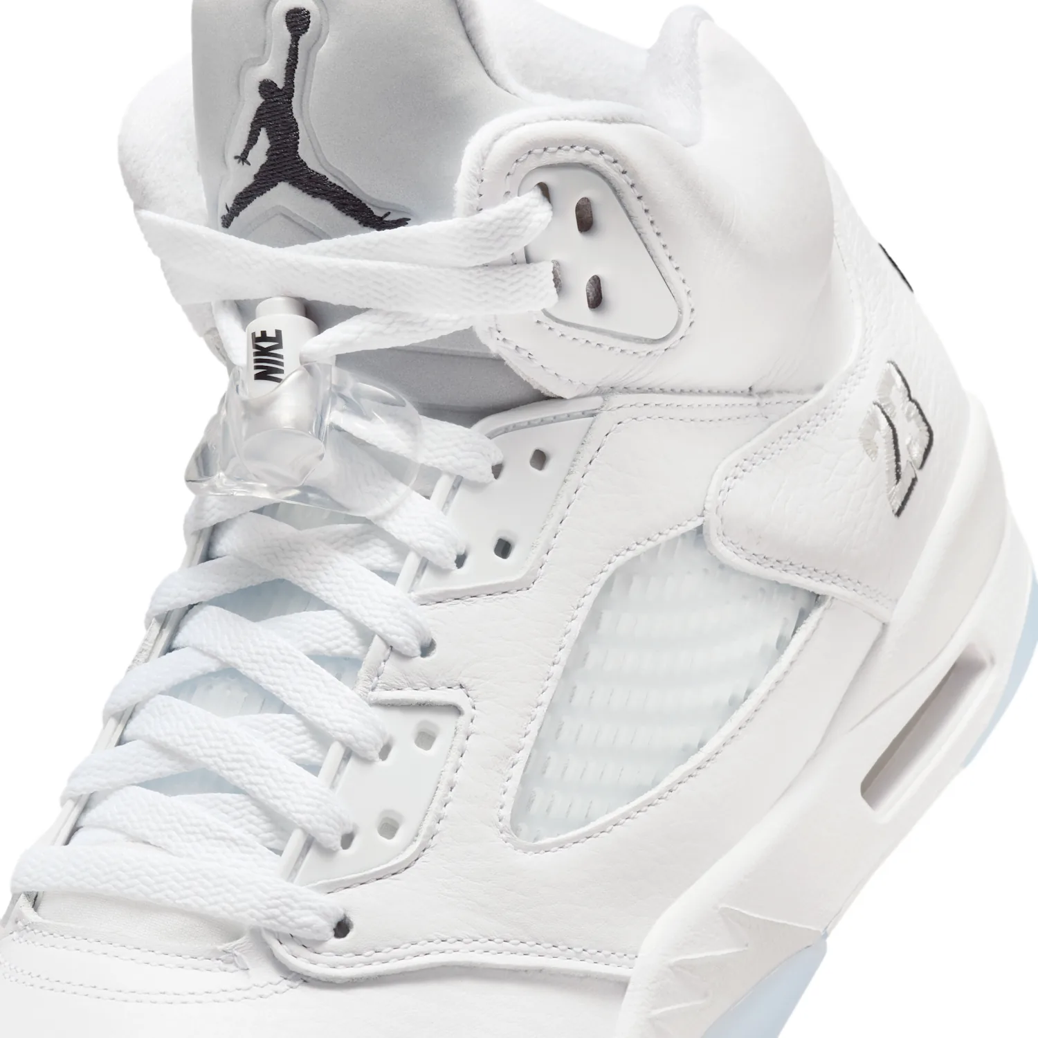 Air Jordan 5 Retro OG "White Metallic" image 8