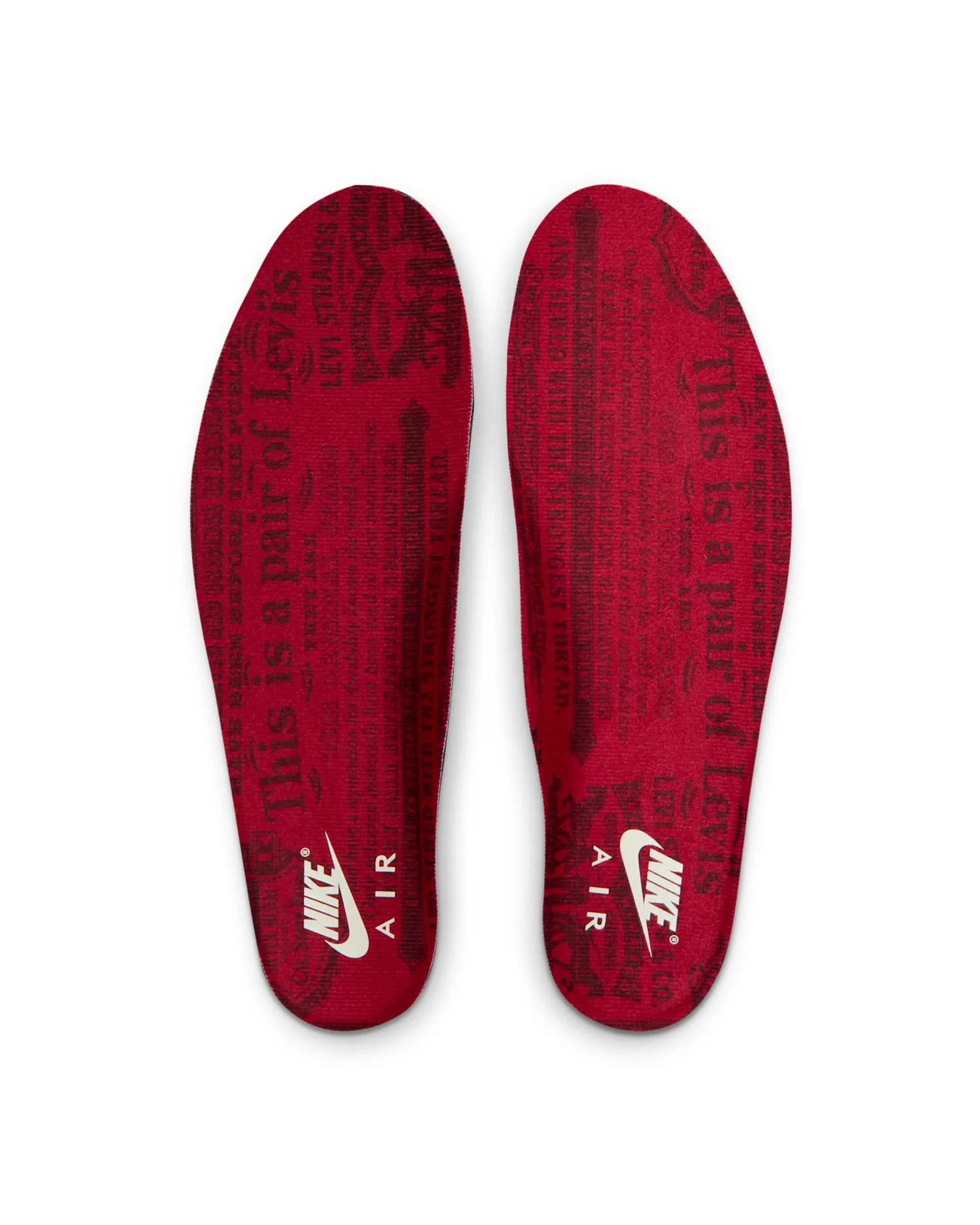 Air Jordan 3 x Levi's® "Indigo and Gym Red" image 4