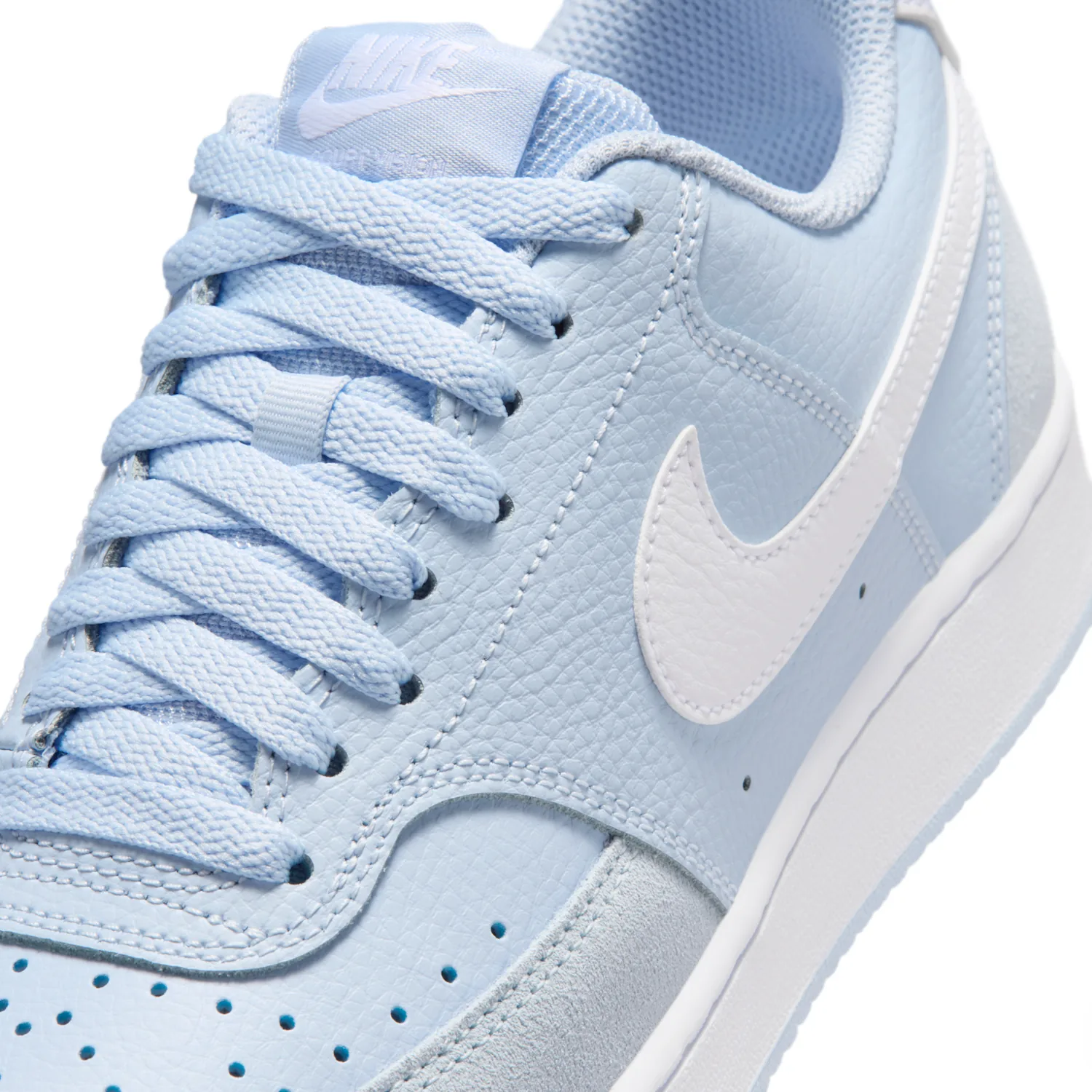 Nike Court Vision Low Suede image 7