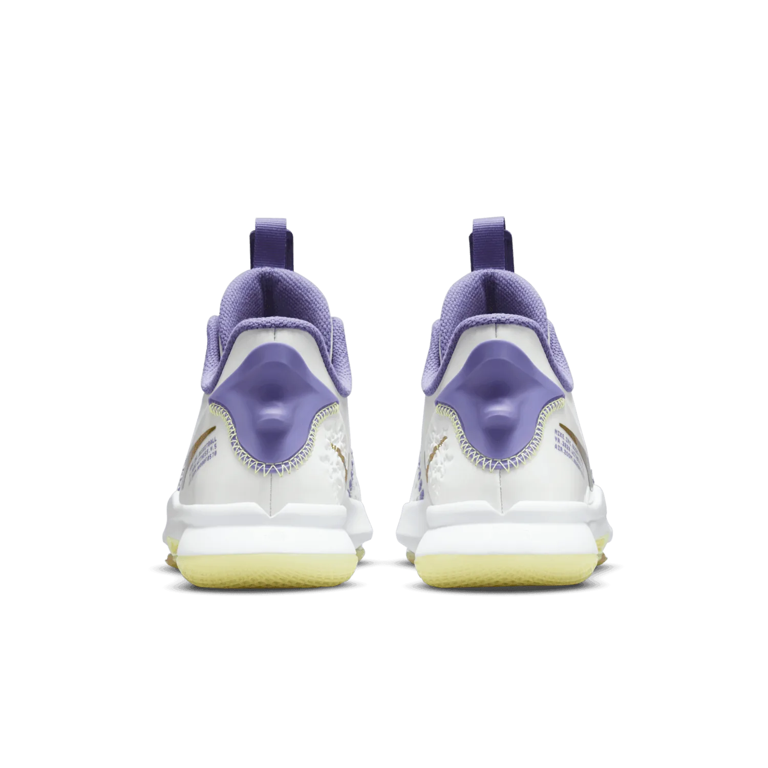 Nike LeBron Witness 5 White Light Zitron (GS) image 5