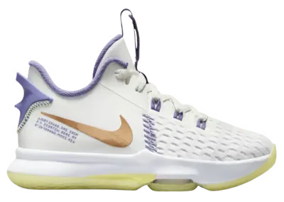 Nike LeBron Witness 5 White Light Zitron (GS)