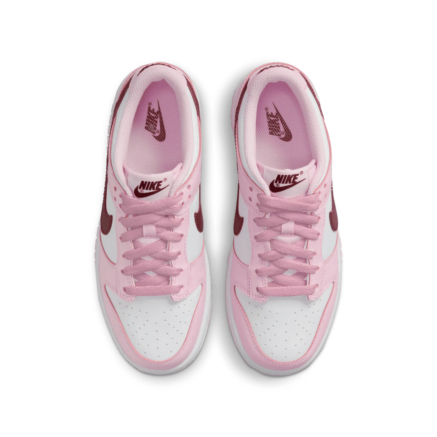 Nike Dunk Low Pink Foam/Dark Beetroot GS image 3