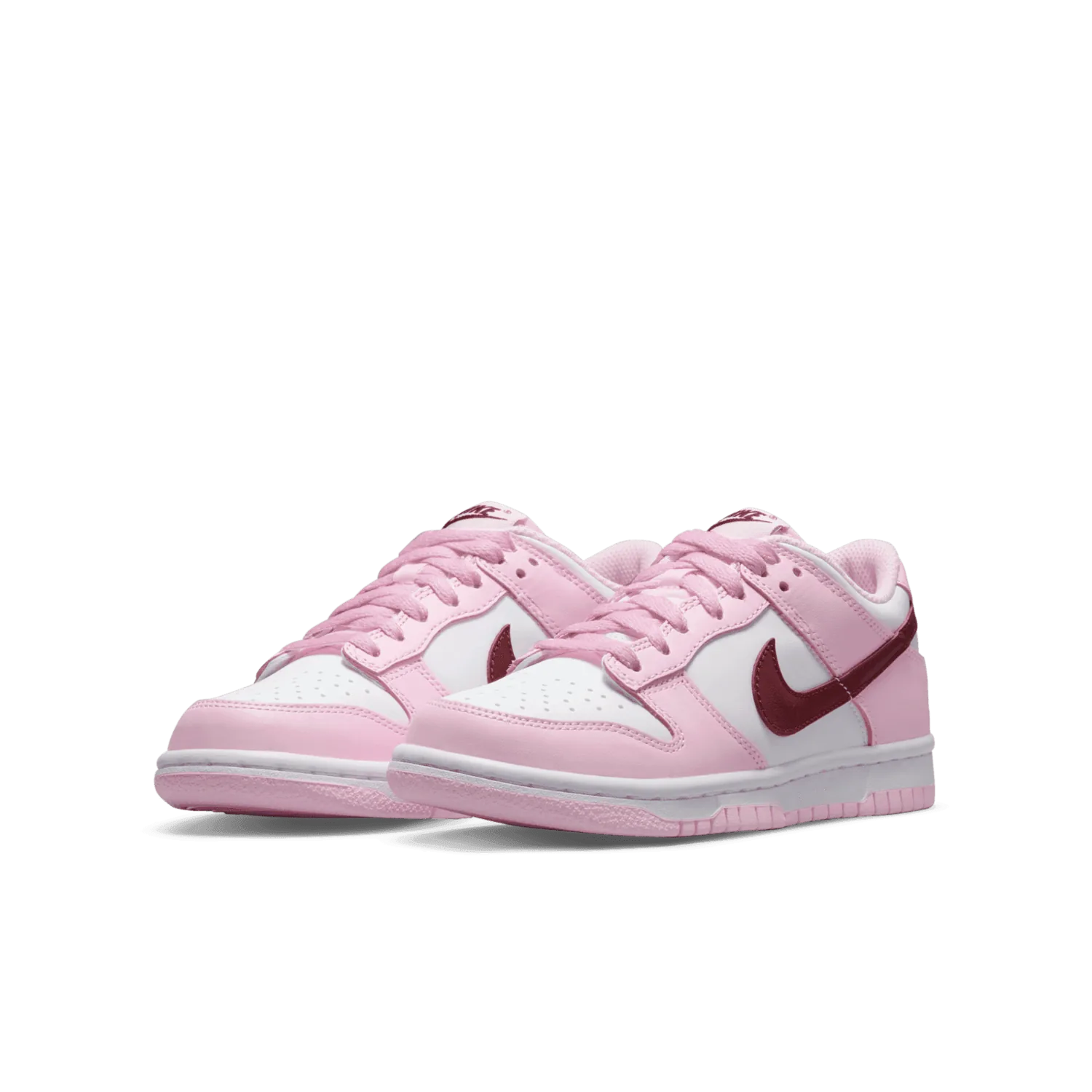 Nike Dunk Low Pink Foam/Dark Beetroot GS image 4
