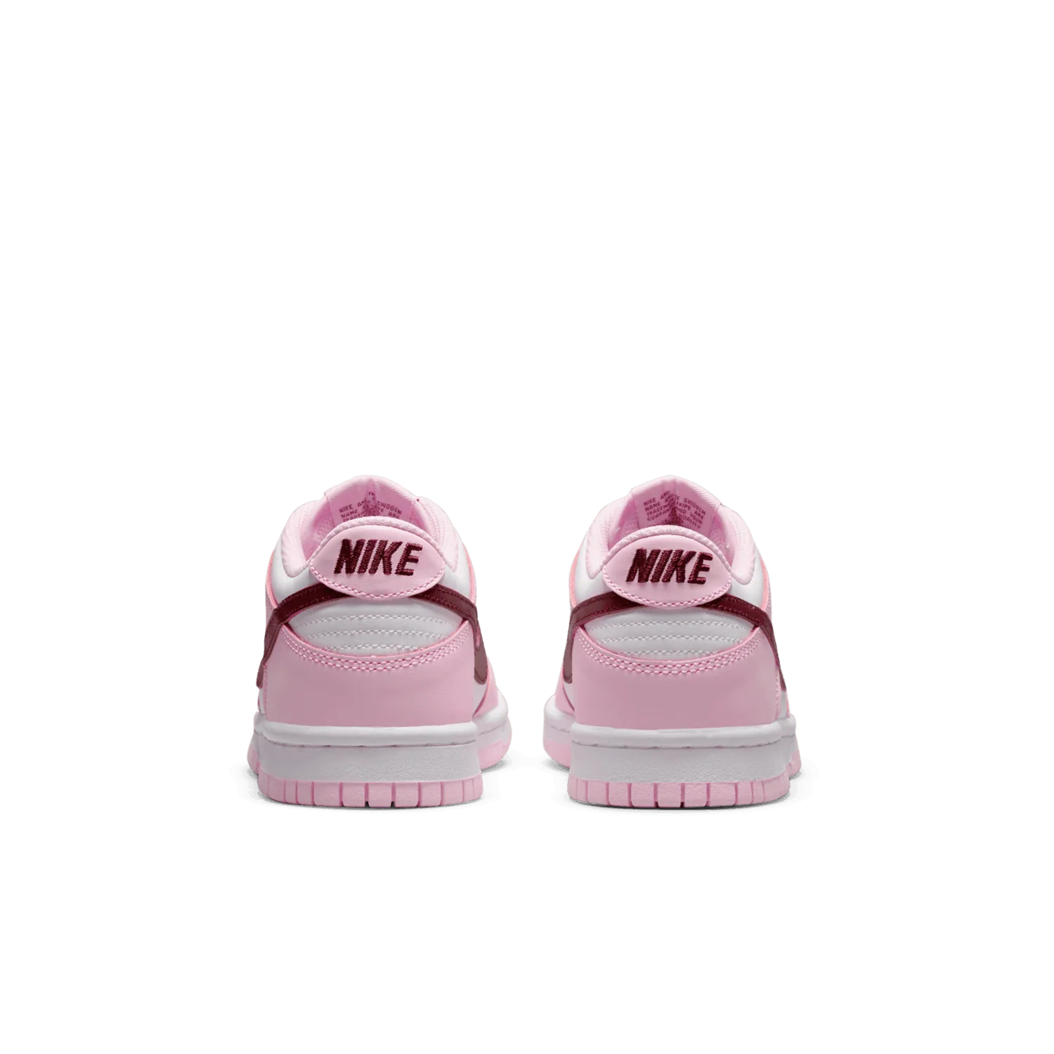 Nike Dunk Low Pink Foam/Dark Beetroot GS image 5