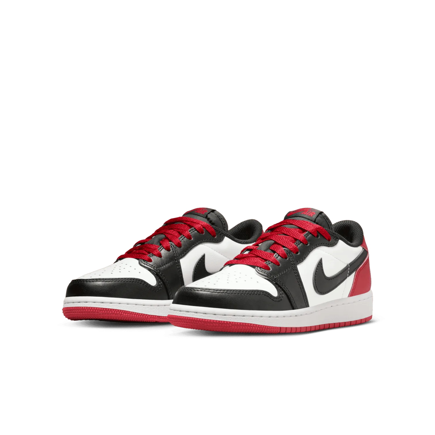Air Jordan 1 Retro Low OG Black Toe (GS) image 4