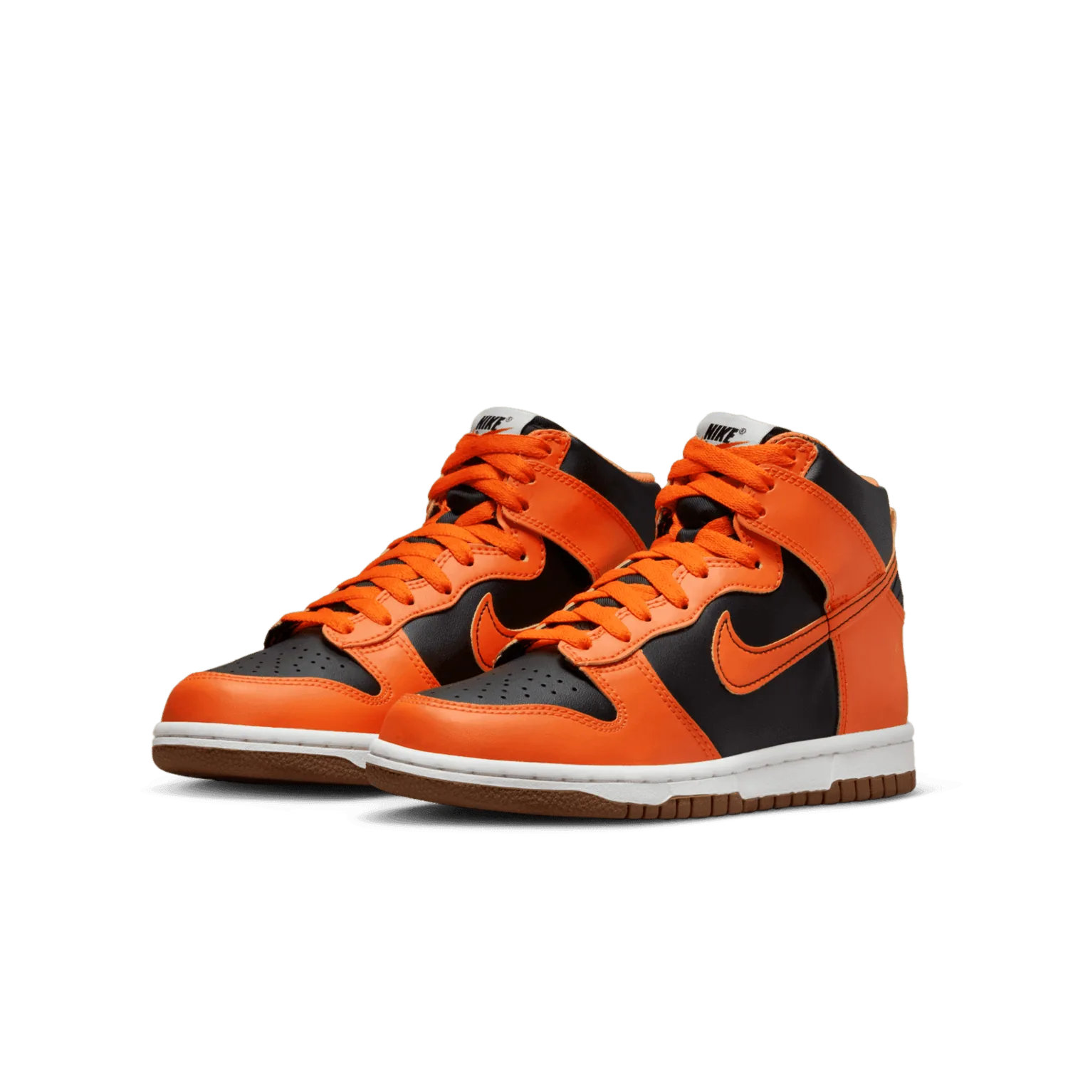 Nike Dunk High Black Safety Orange (GS) image 4