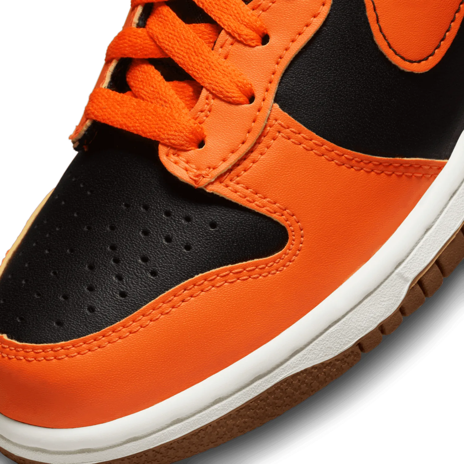 Nike Dunk High Black Safety Orange (GS) image 6