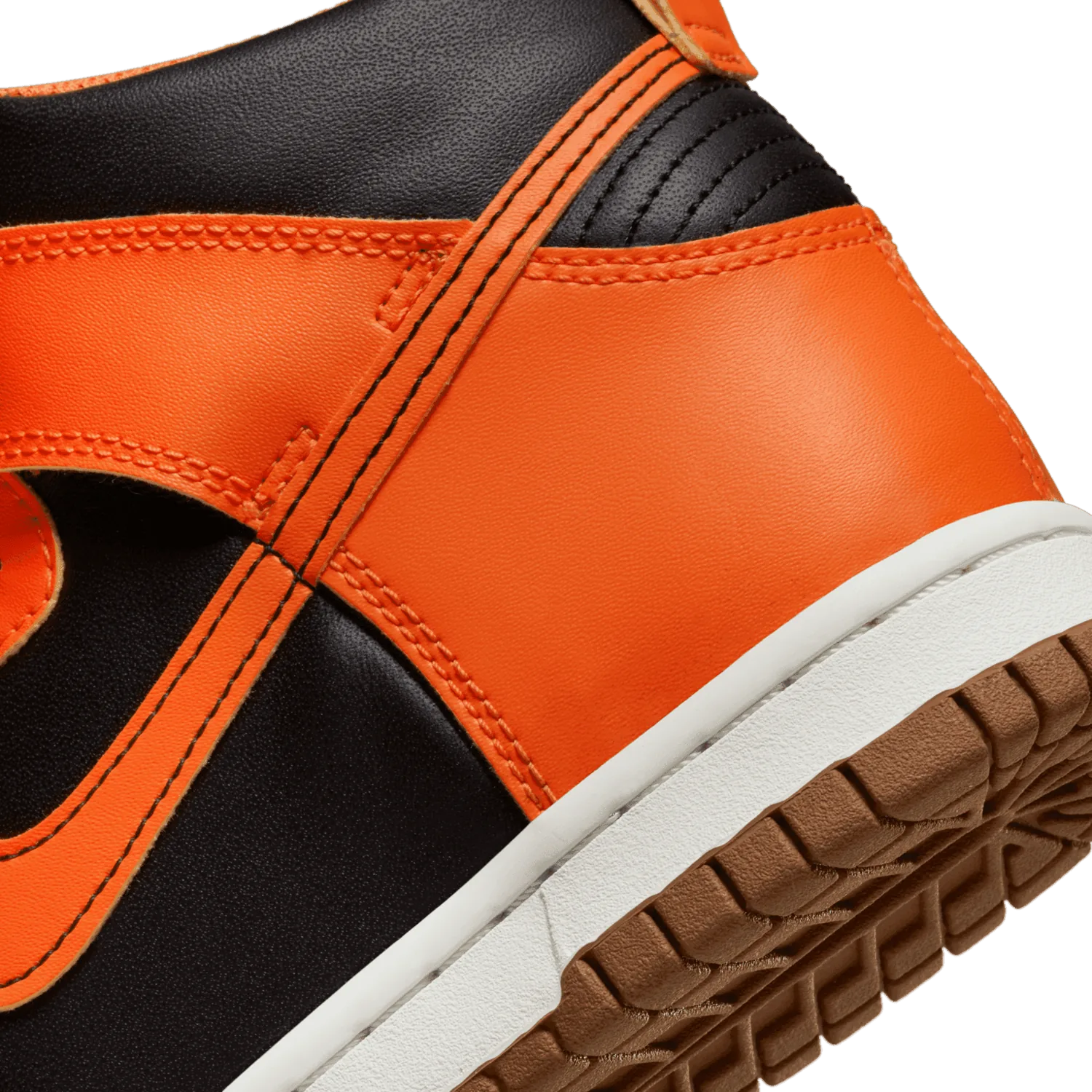 Nike Dunk High Black Safety Orange (GS) image 7