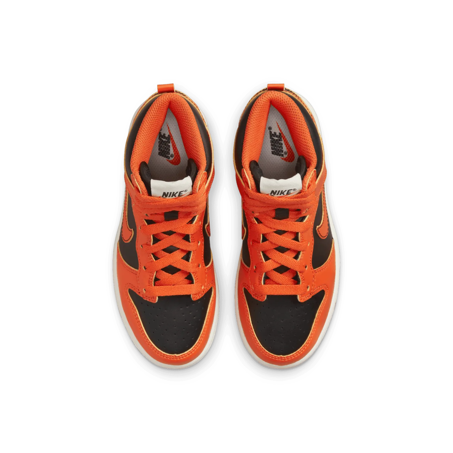 Nike Dunk High Black Safety Orange (PS) image 3