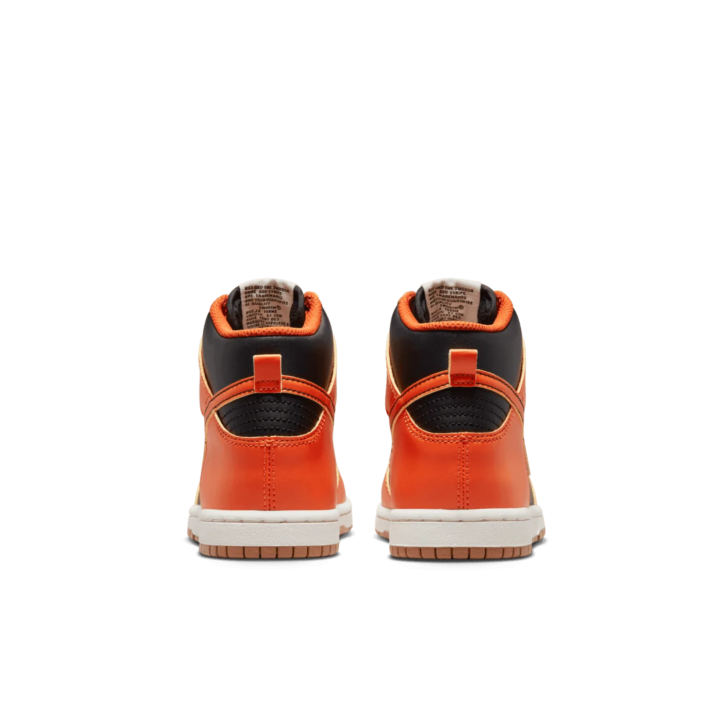 Nike Dunk High Black Safety Orange (PS) image 5