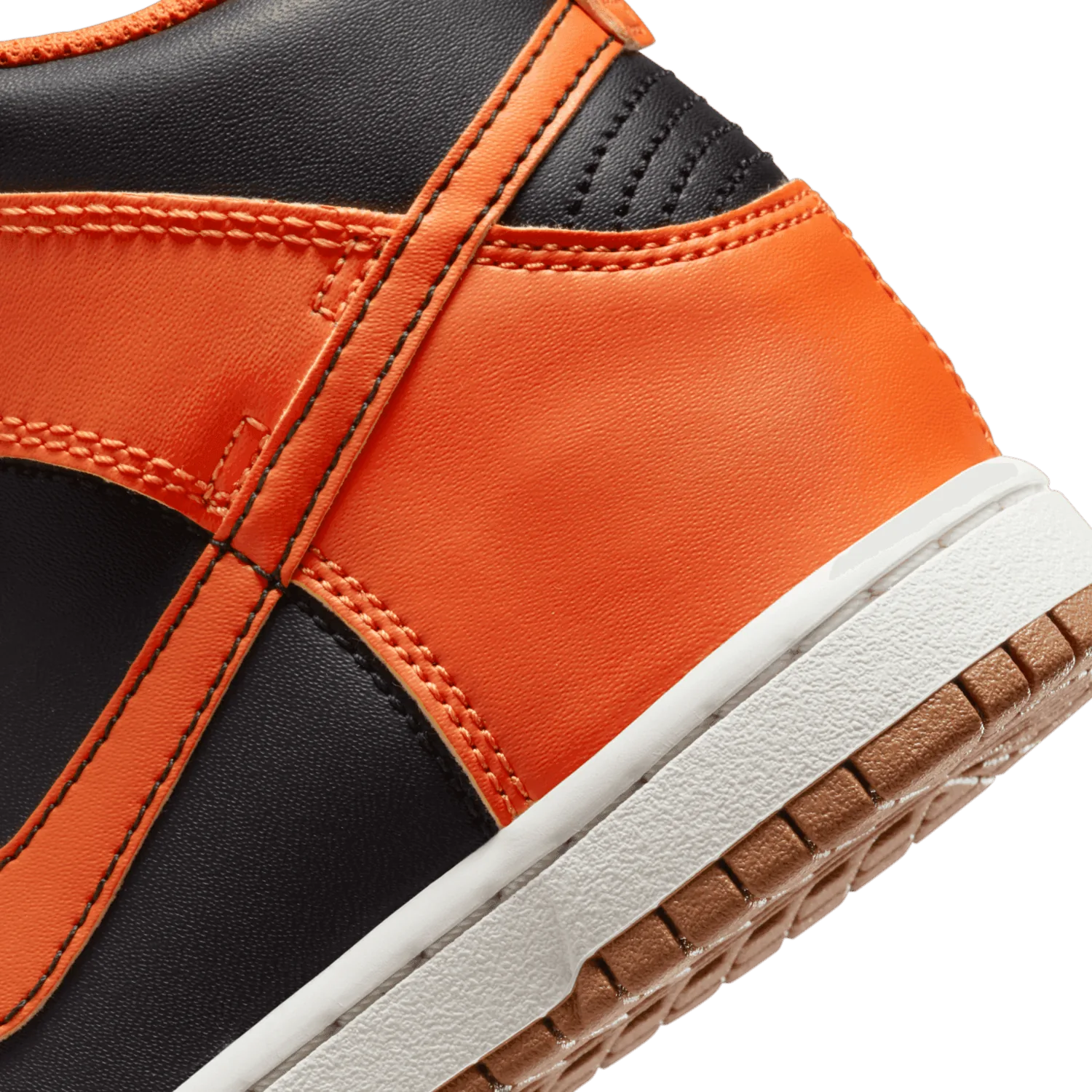 Nike Dunk High Black Safety Orange (PS) image 7