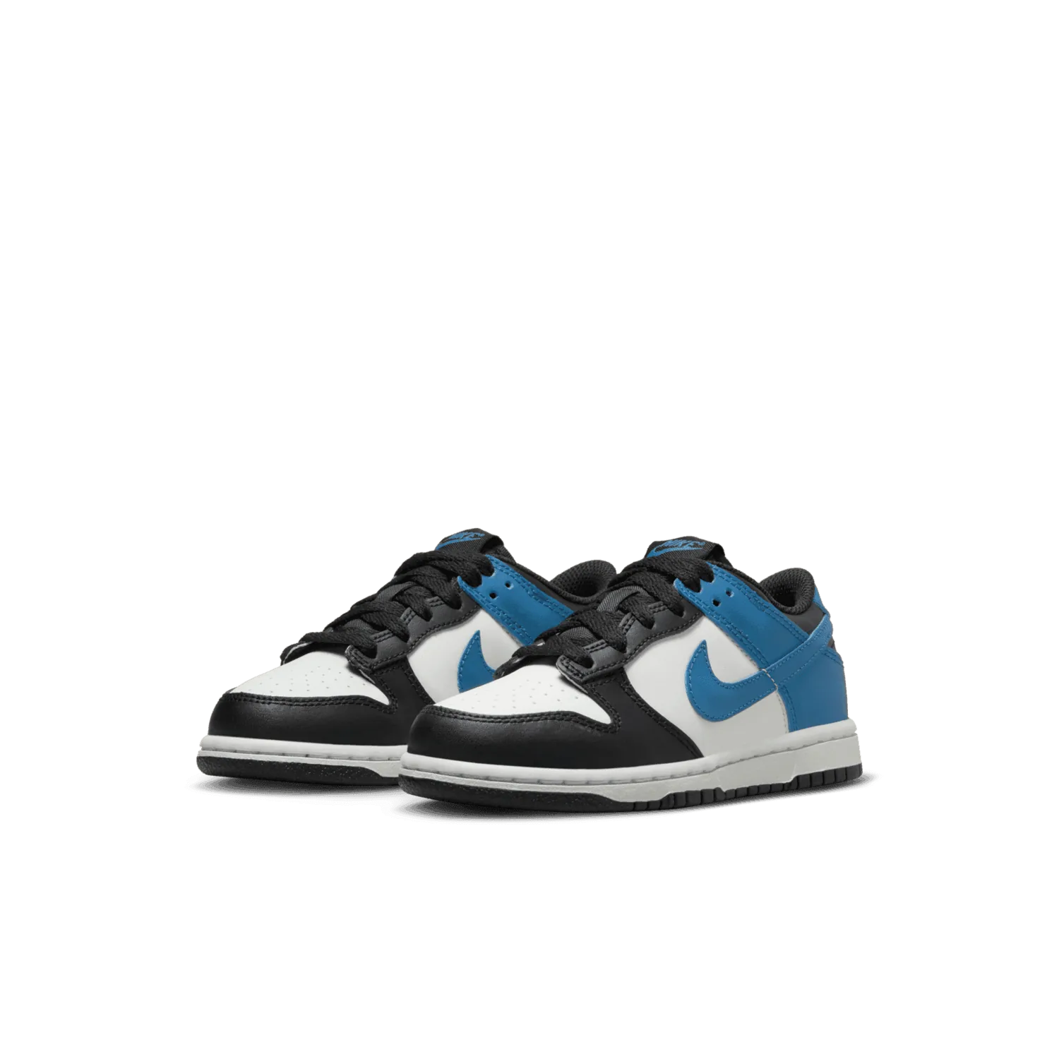 Nike Dunk Low Black Industrial Blue (PS) image 4