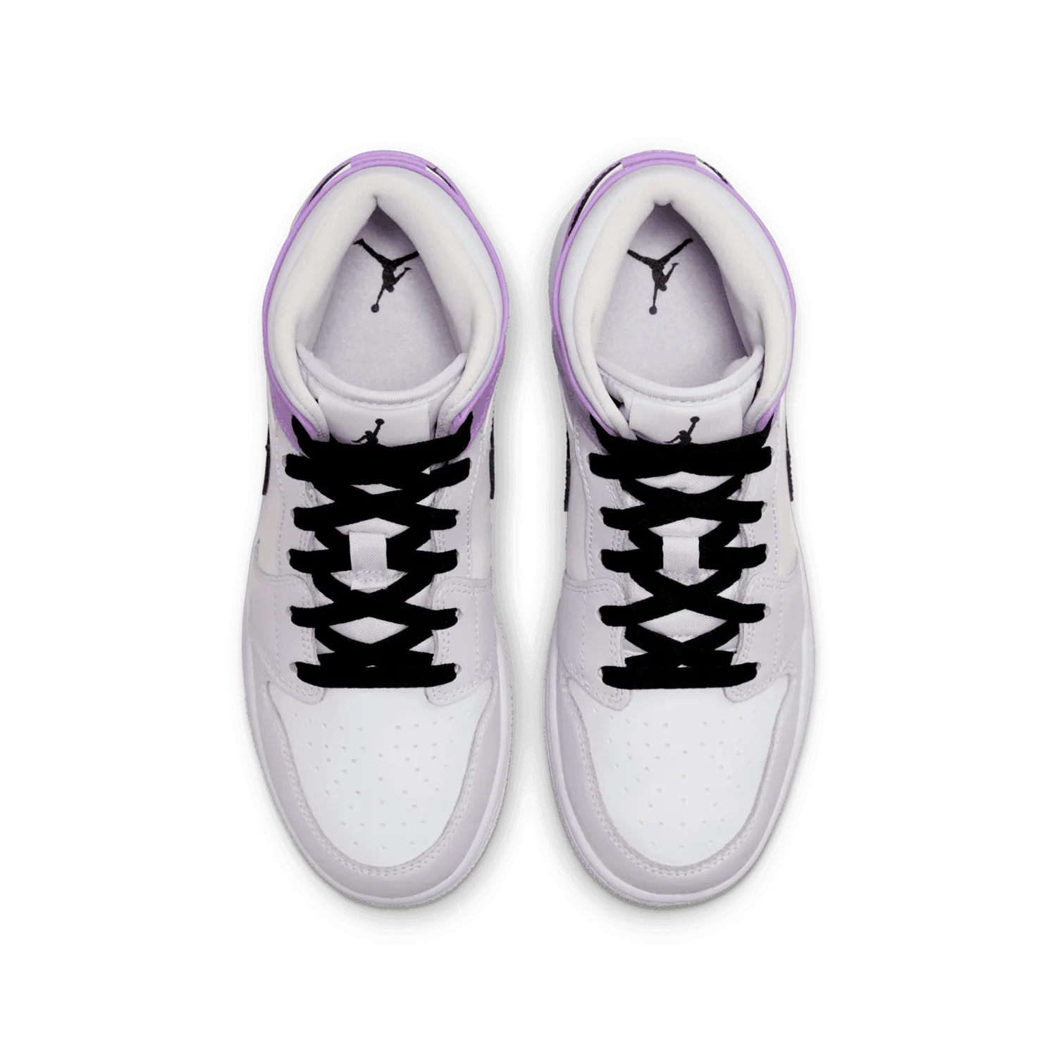 Air Jordan 1 Mid Barely Grape Rush Fuchsia (GS) image 3