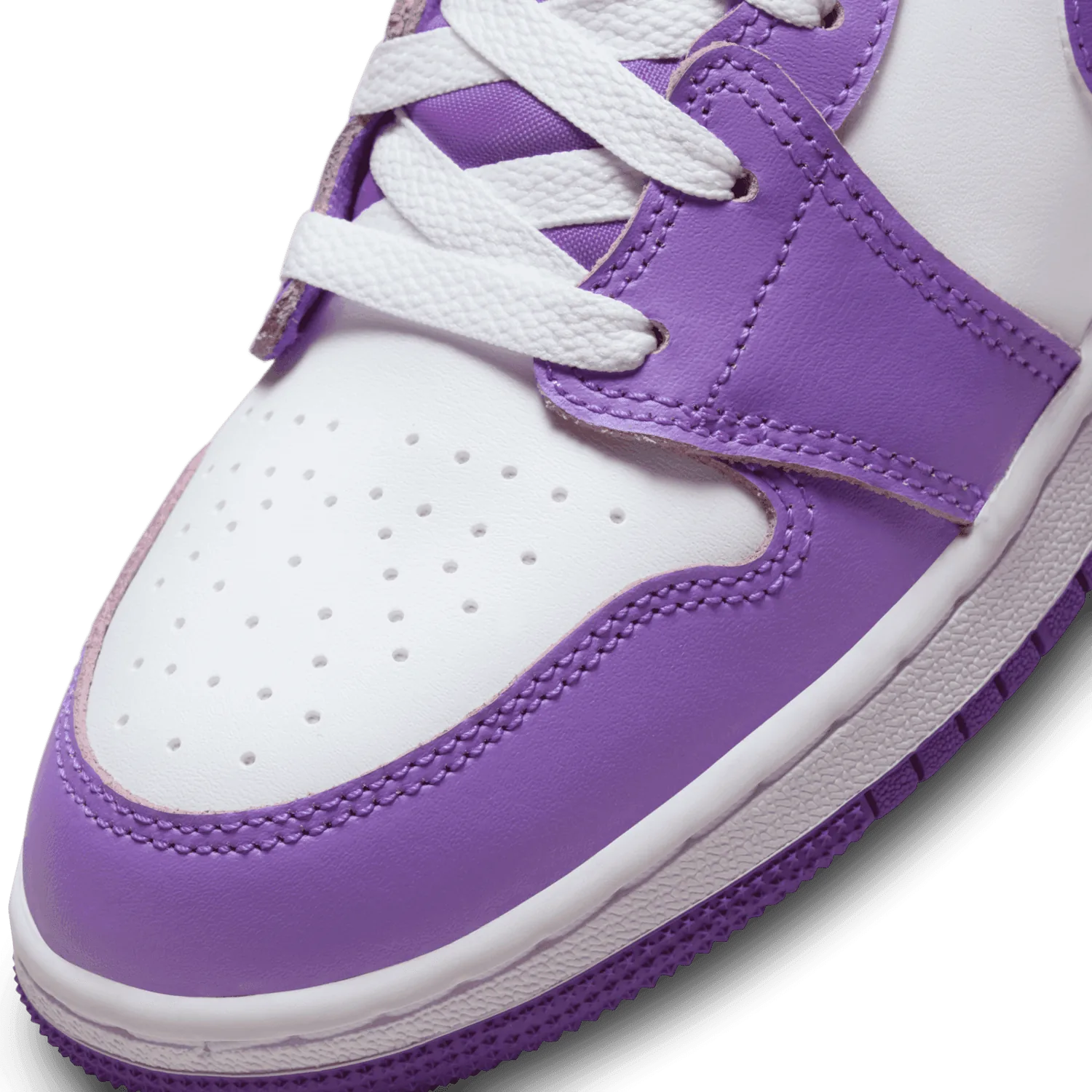 Air Jordan 1 Mid Purple Venom (GS) image 6