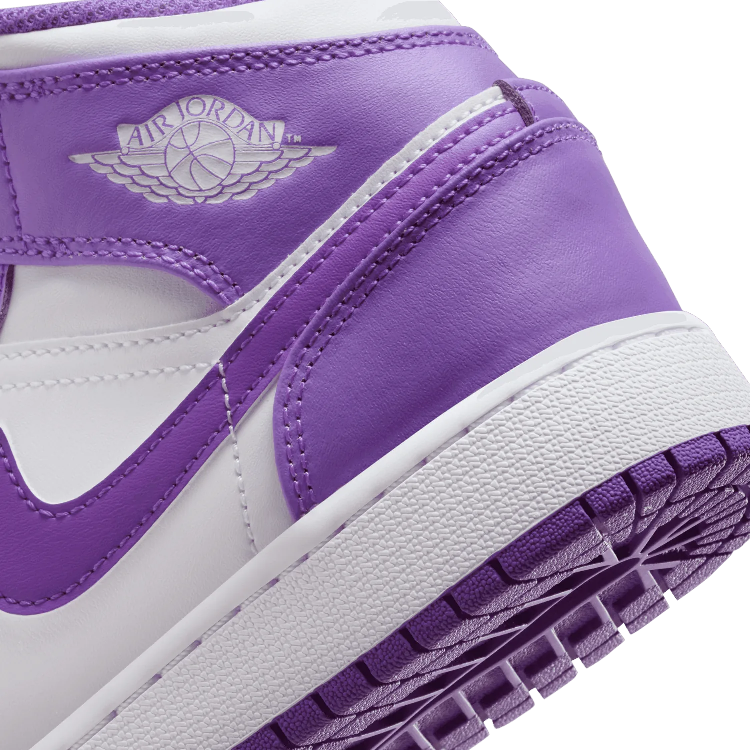 Air Jordan 1 Mid Purple Venom (GS) image 7