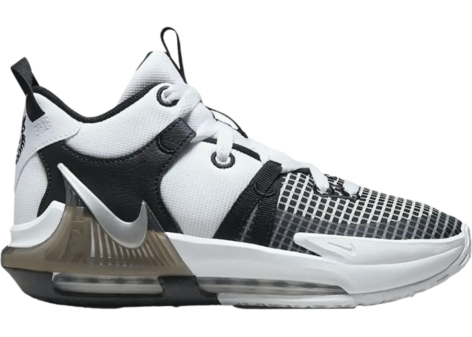 Nike LeBron Witness 7 White Black (GS)