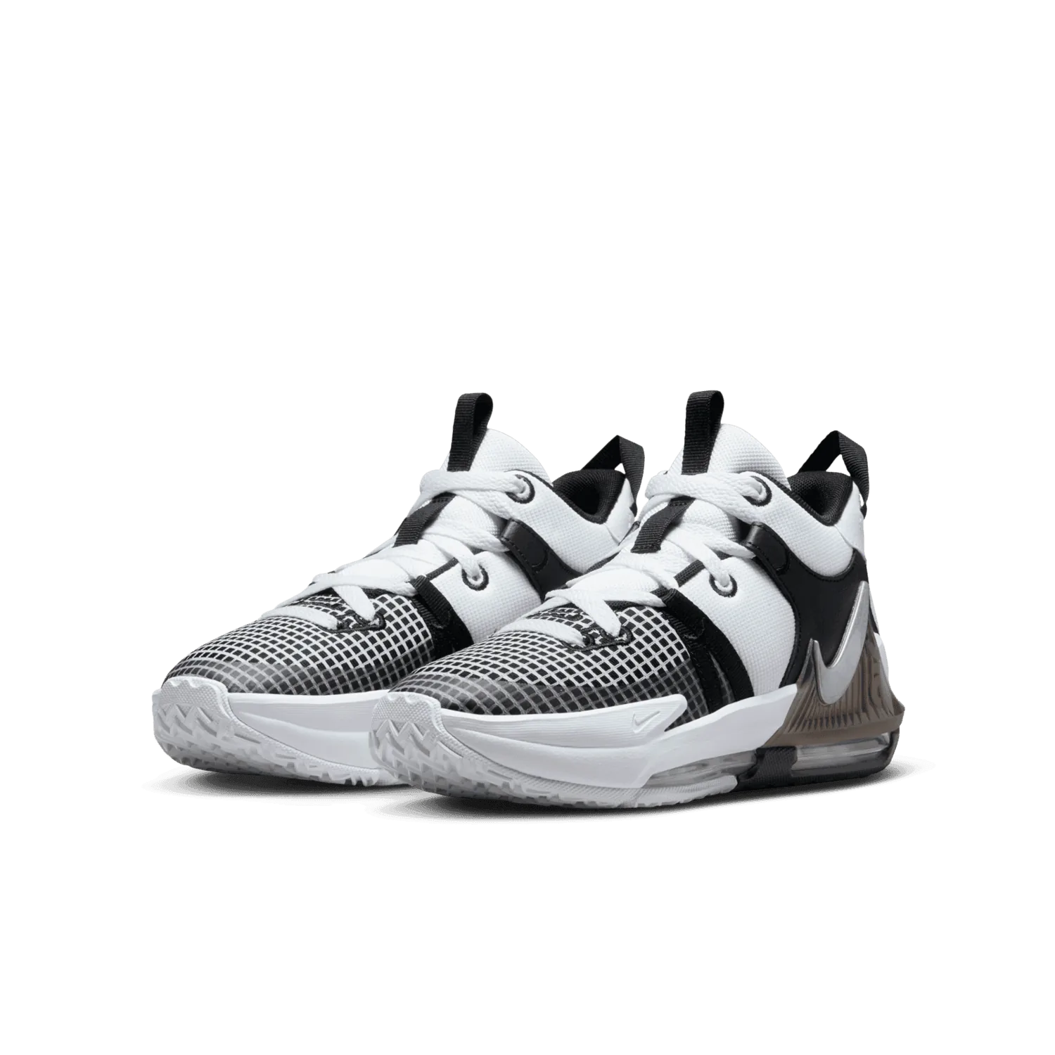Nike LeBron Witness 7 White Black (GS) image 4