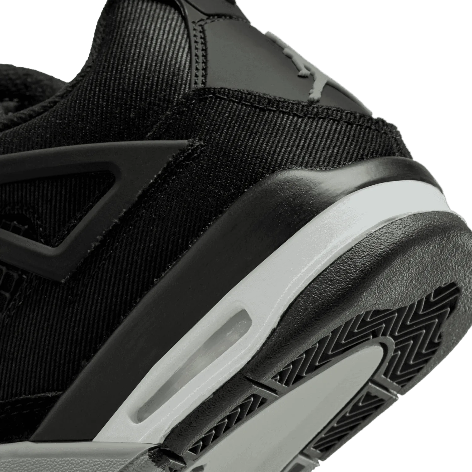 Air Jordan 4 Black Canvas (GS) image 7