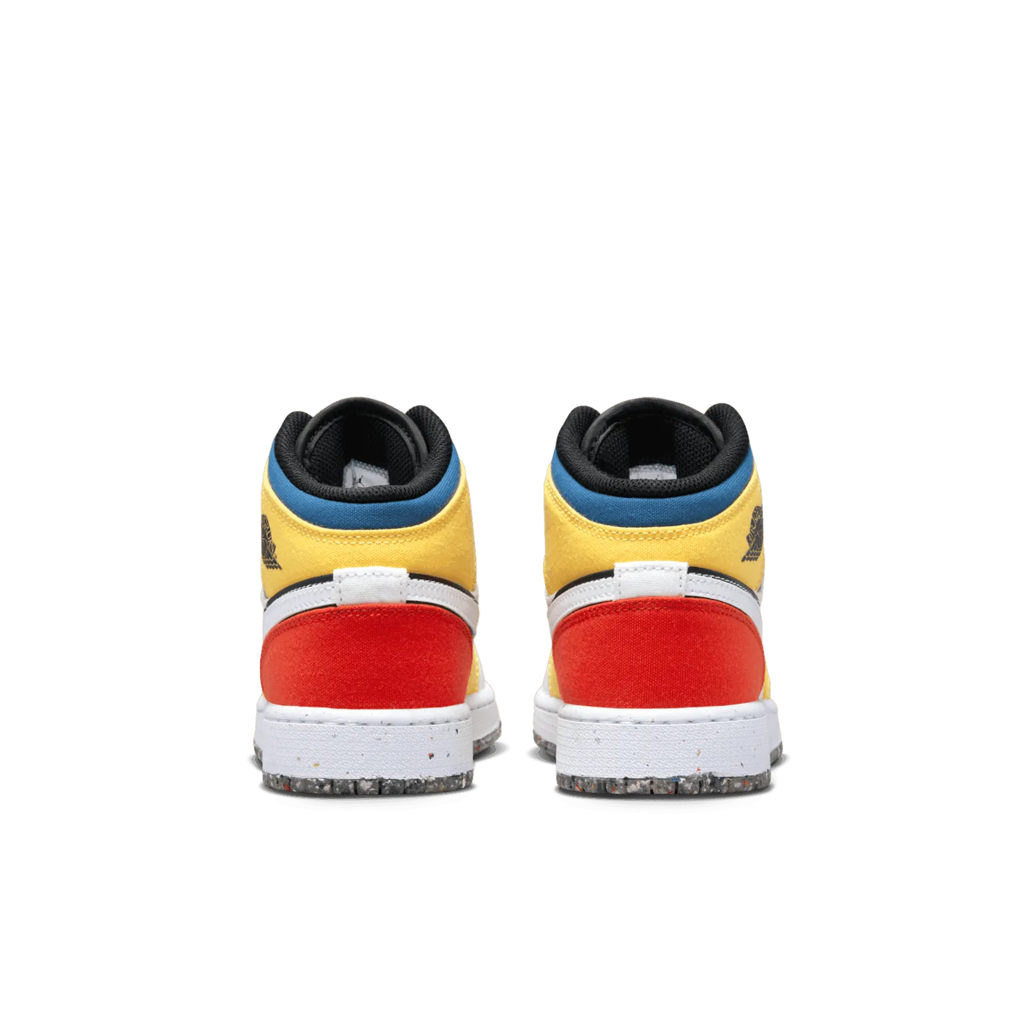 Air Jordan 1 Mid SE Multi-Color Canvas (GS) image 5
