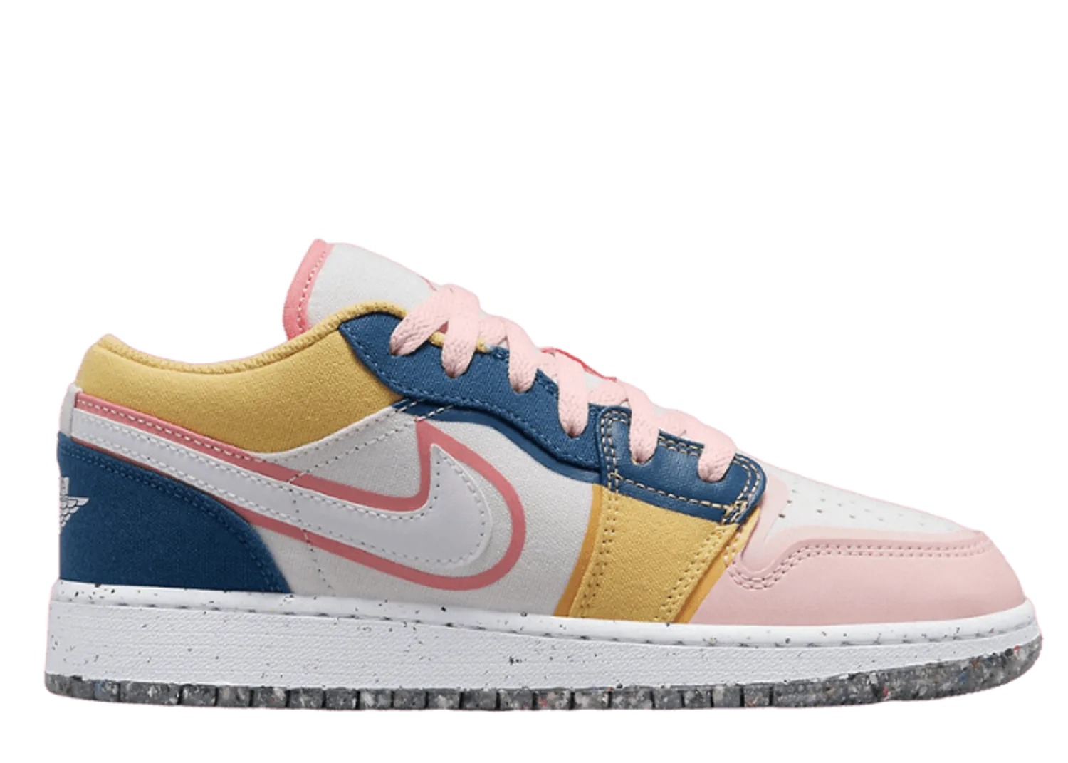 Air Jordan 1 Low SE Multi-Color Canvas (GS)
