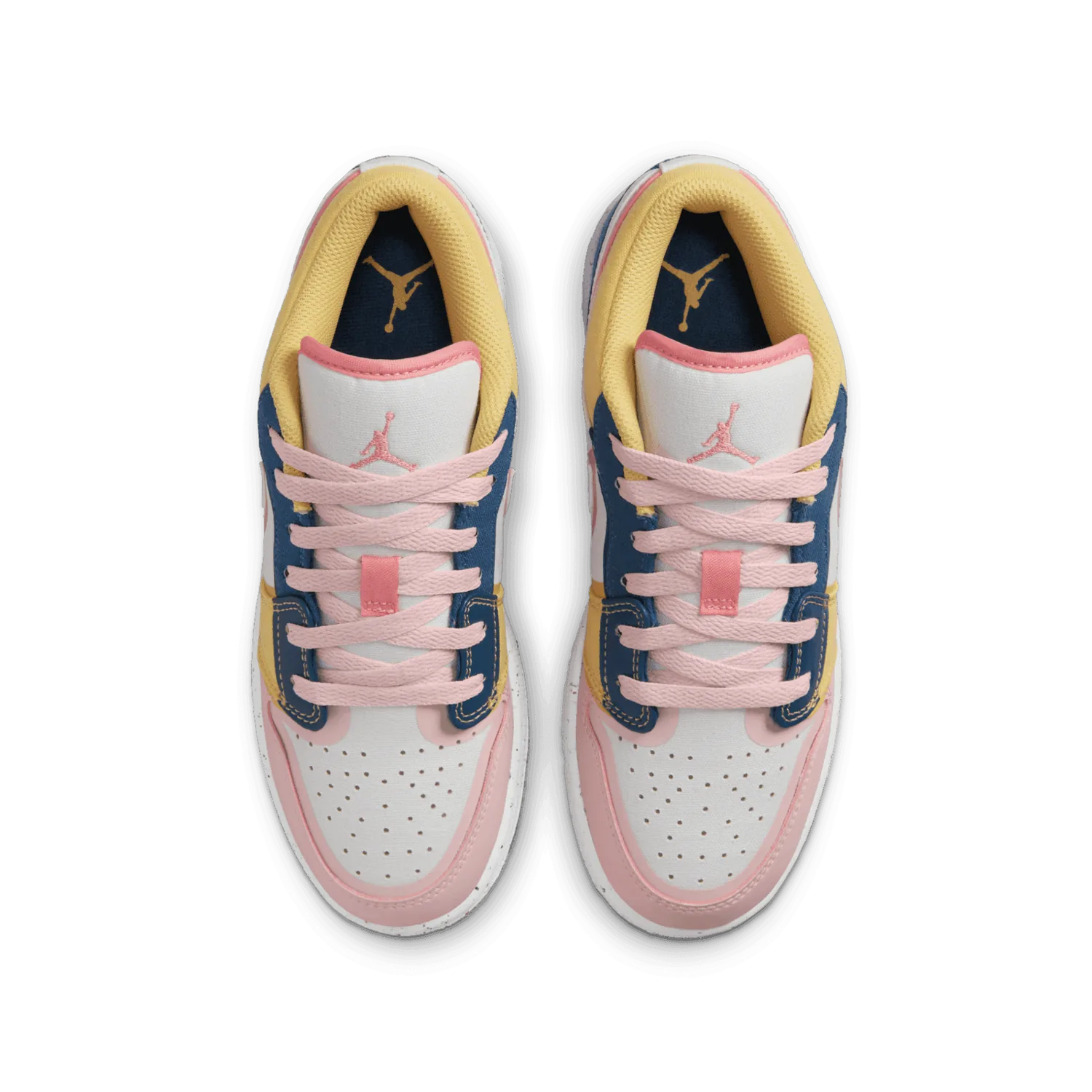 Air Jordan 1 Low SE Multi-Color Canvas (GS) image 3