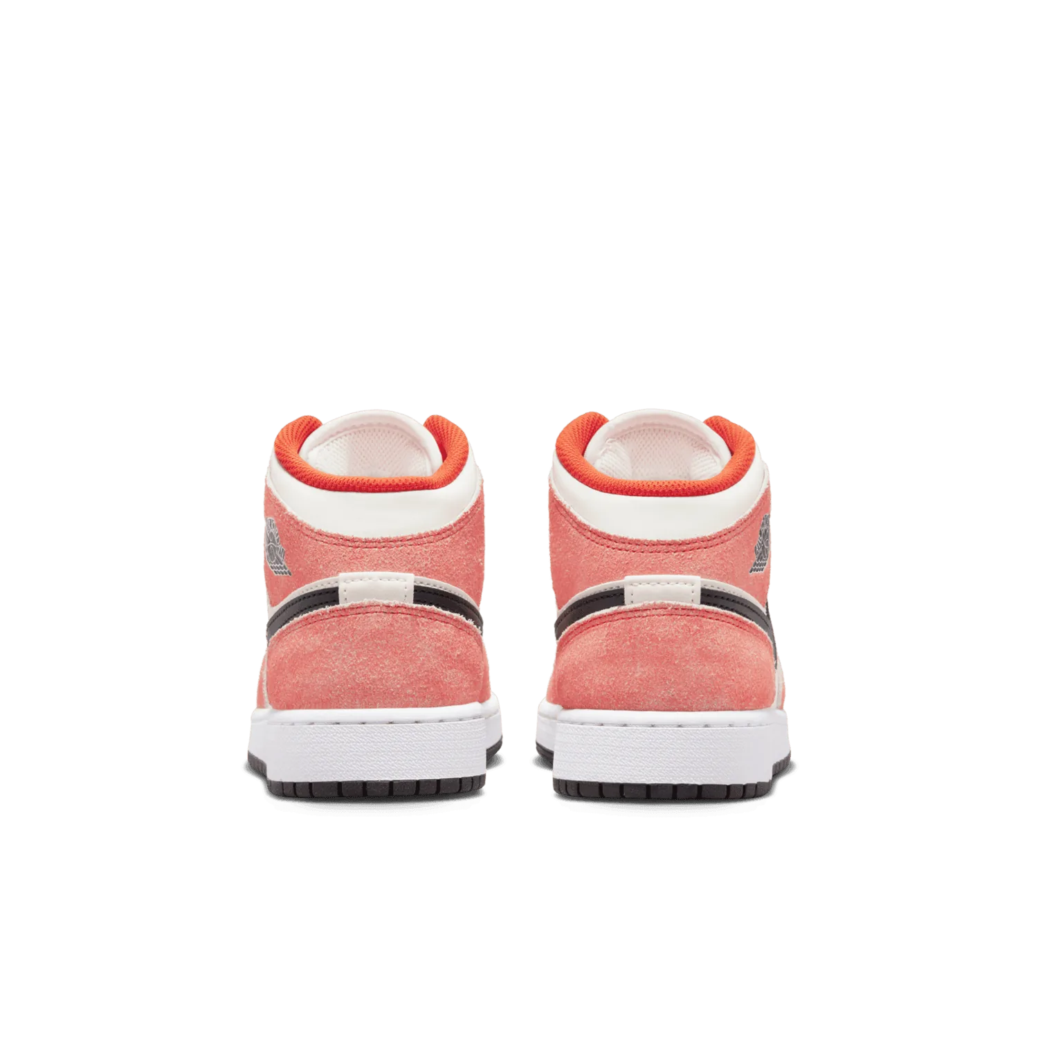 Air Jordan 1 Mid Orange Suede (GS) image 5