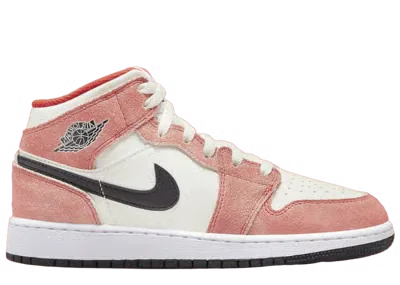 Air Jordan 1 Mid Orange Suede (GS)
