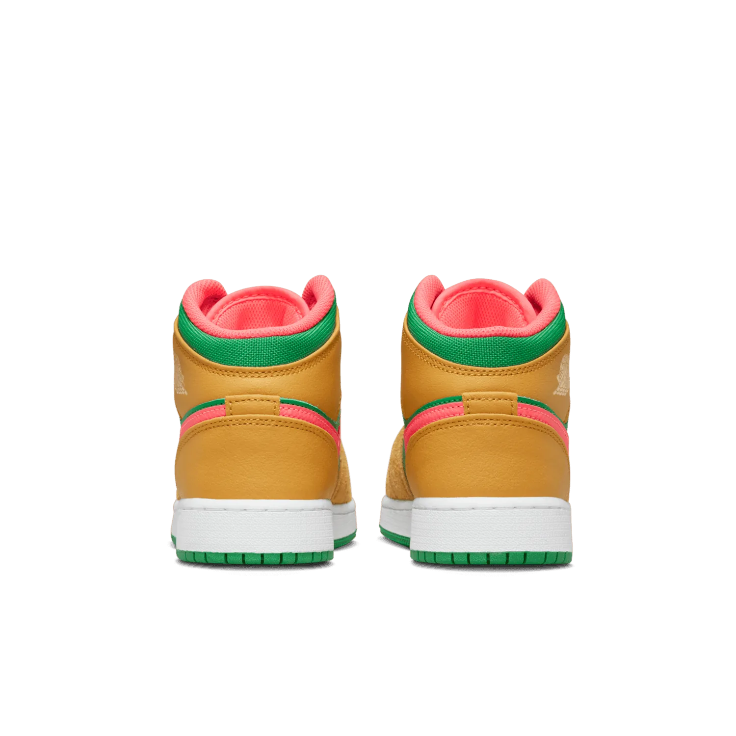 Air Jordan 1 Mid SE Wheat Watermelon (GS) image 5