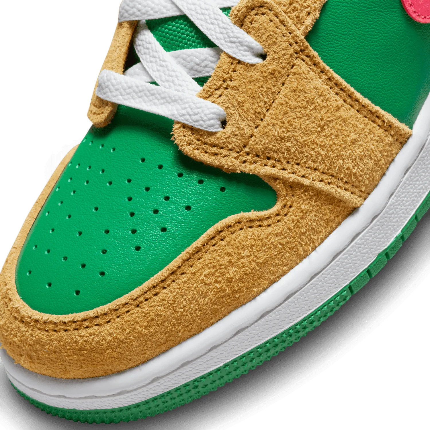 Air Jordan 1 Mid SE Wheat Watermelon (GS) image 6