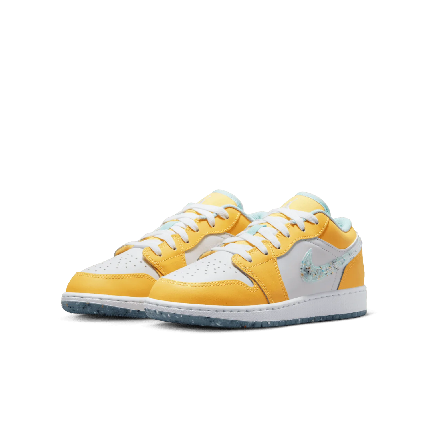 Air Jordan 1 Low SE Citron Pulse Glacier Ice (GS) image 4
