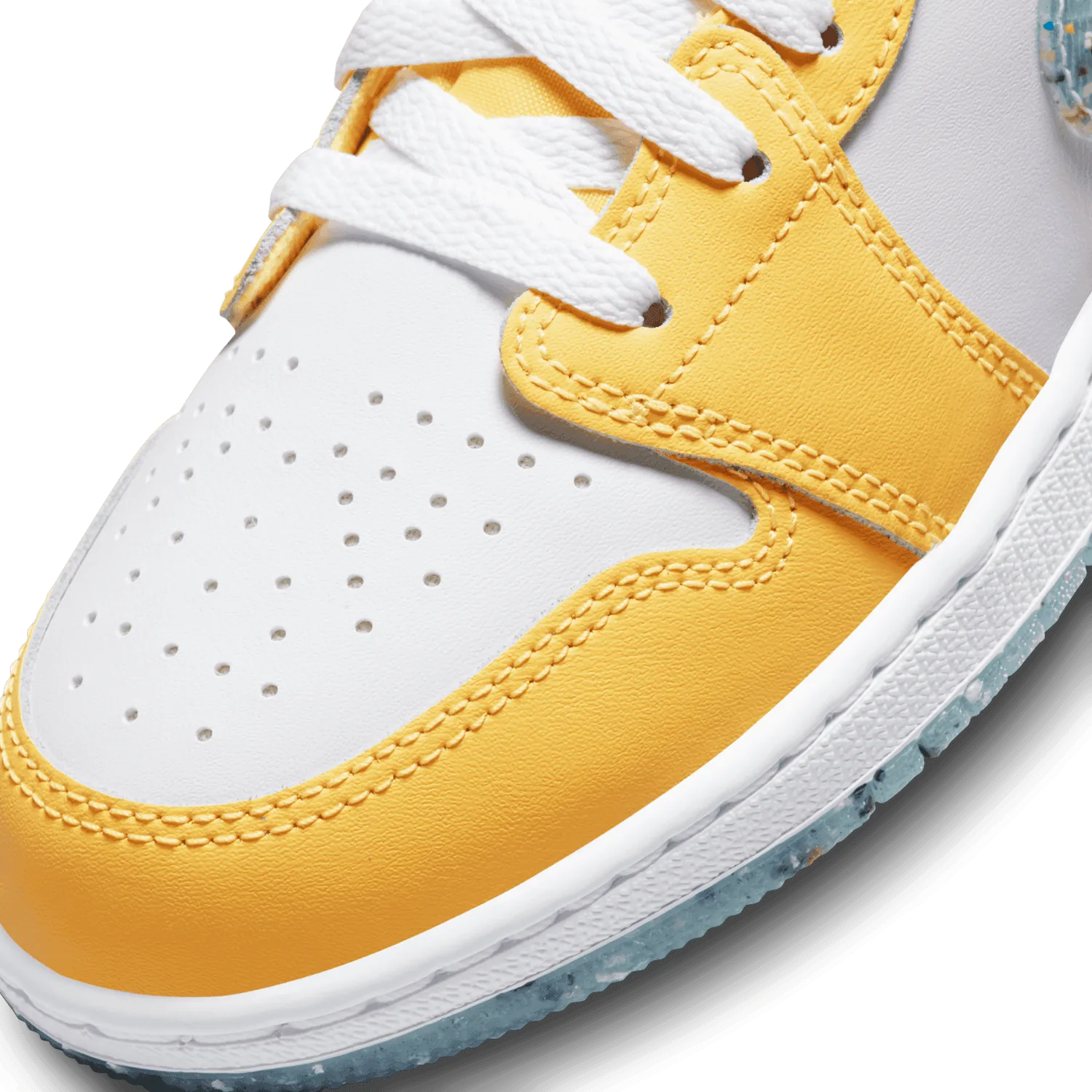 Air Jordan 1 Low SE Citron Pulse Glacier Ice (GS) image 6