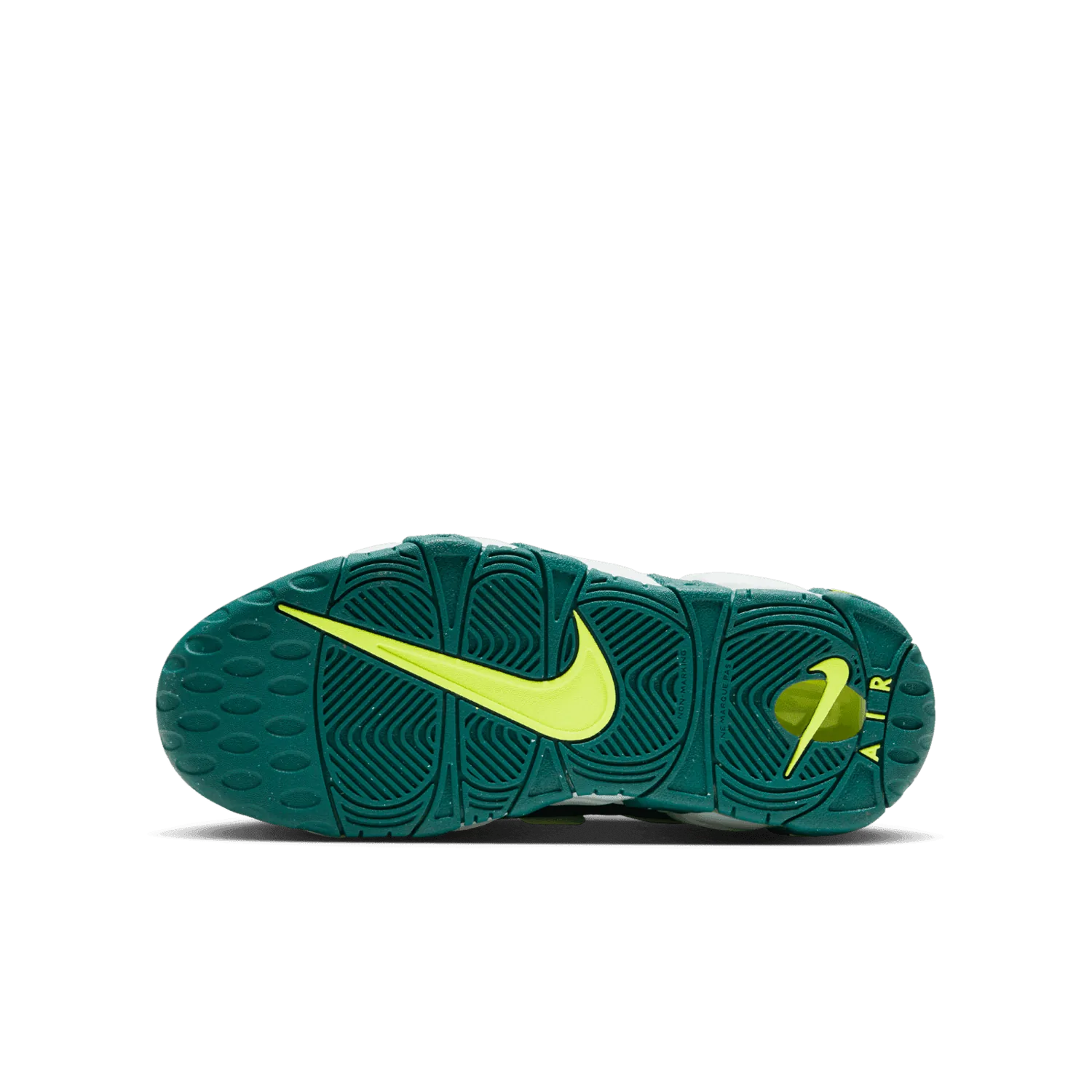 Nike Air More Uptempo Black Volt Geode Teal (GS) image 2