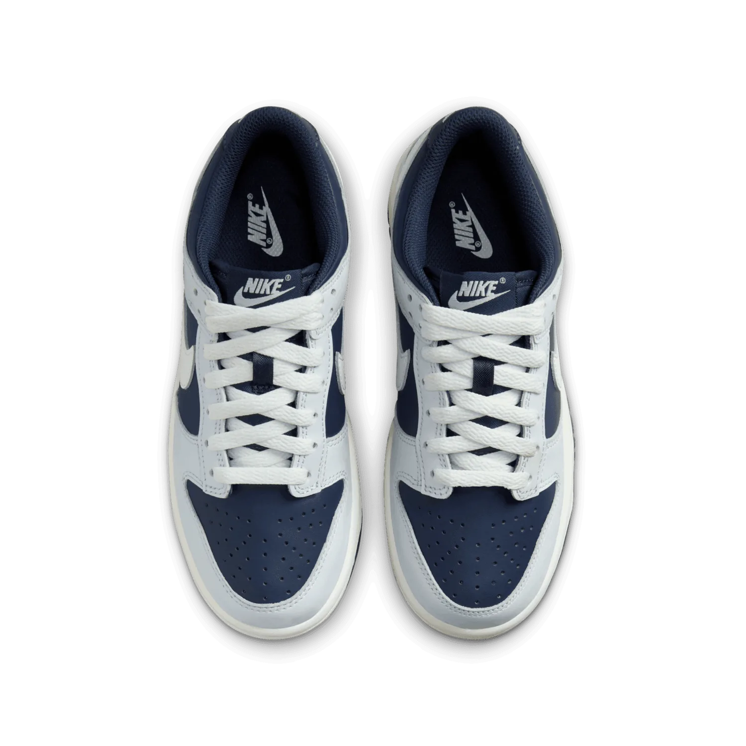 Nike Dunk Low Football Grey Midnight Navy (GS) image 2