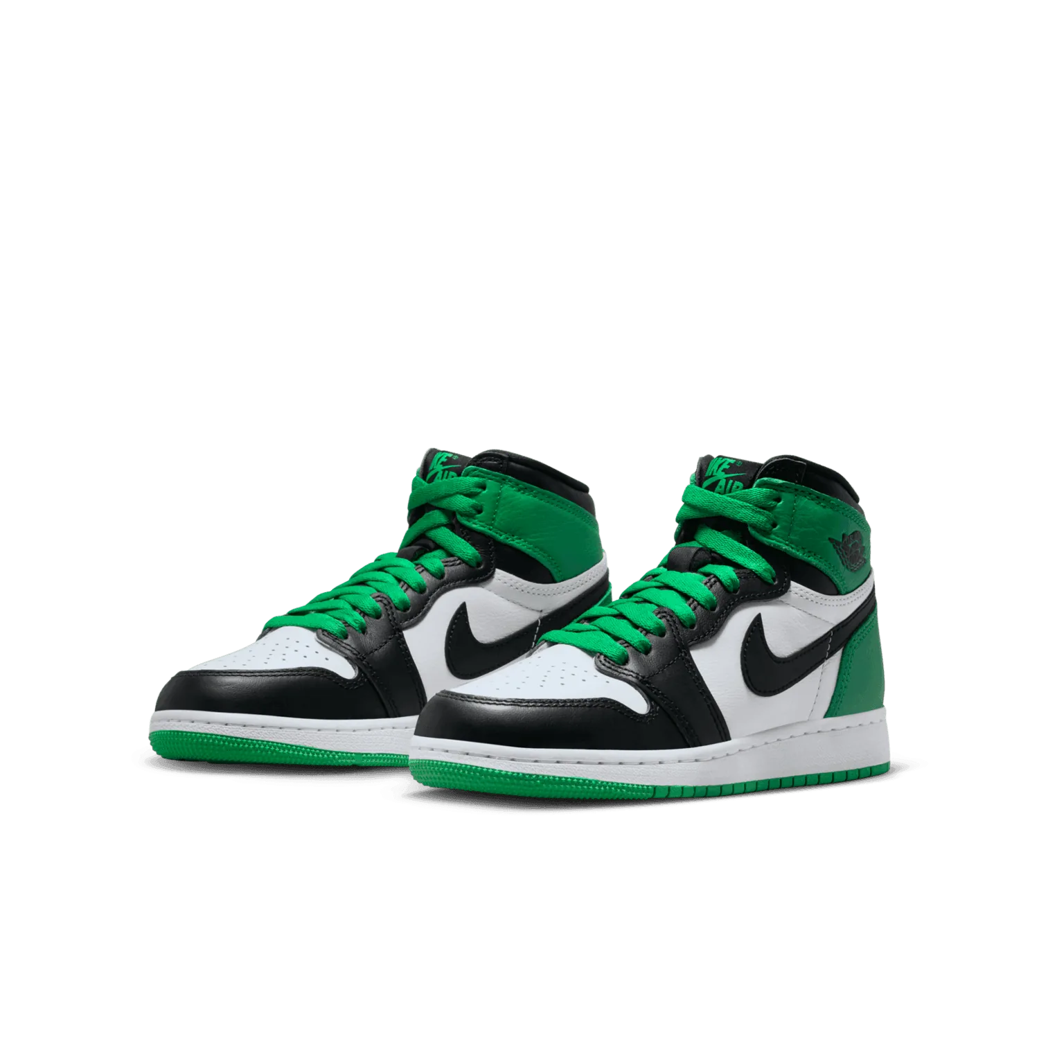 Air Jordan 1 Retro High OG Lucky Green (GS) image 4